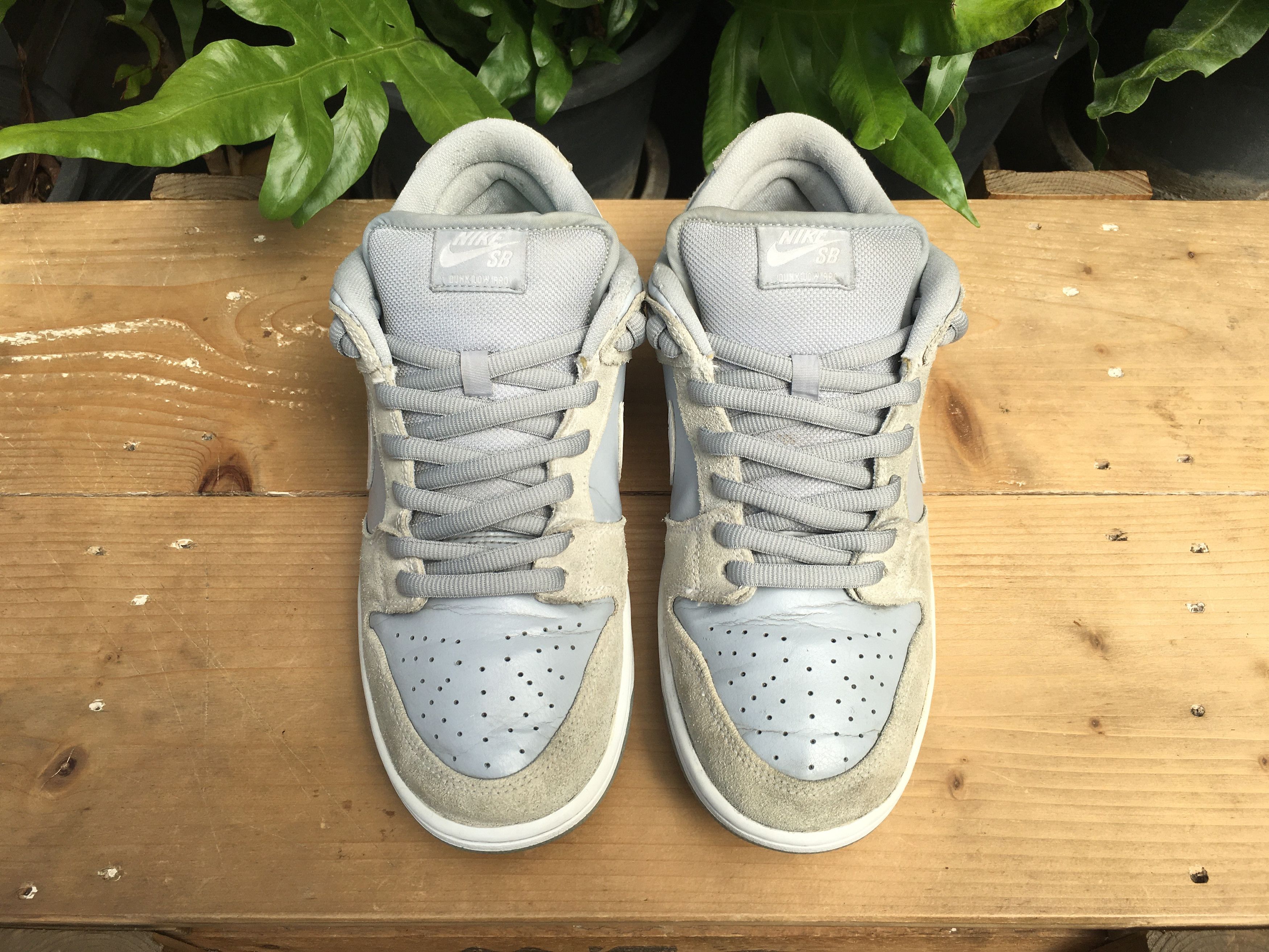 Nike 🔥 Rare Nike Sb Dunk Low Pro Summit White Wolf Grey Size US 10.5 / EU 43-44 - 8 Thumbnail