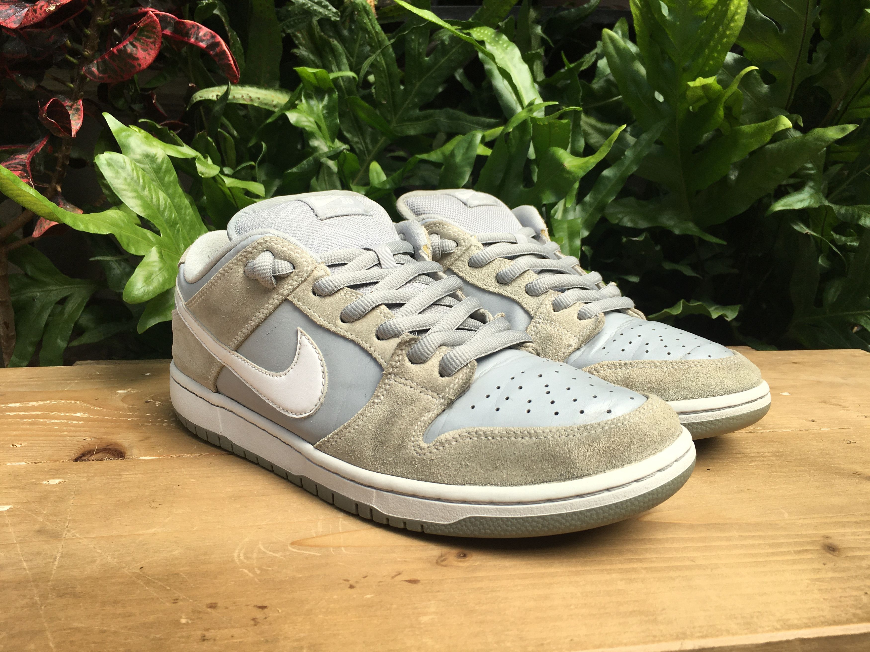 Nike 🔥 Rare Nike Sb Dunk Low Pro Summit White Wolf Grey Size US 10.5 / EU 43-44 - 6 Thumbnail