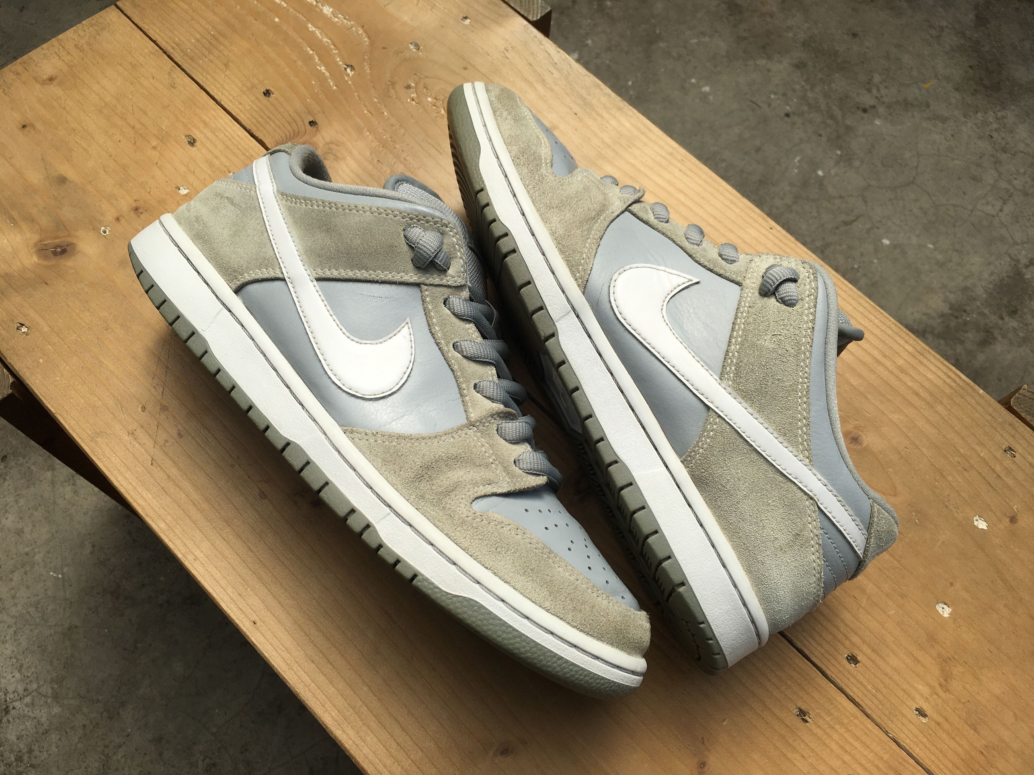 Nike 🔥 Rare Nike Sb Dunk Low Pro Summit White Wolf Grey Size US 10.5 / EU 43-44 - 15 Thumbnail