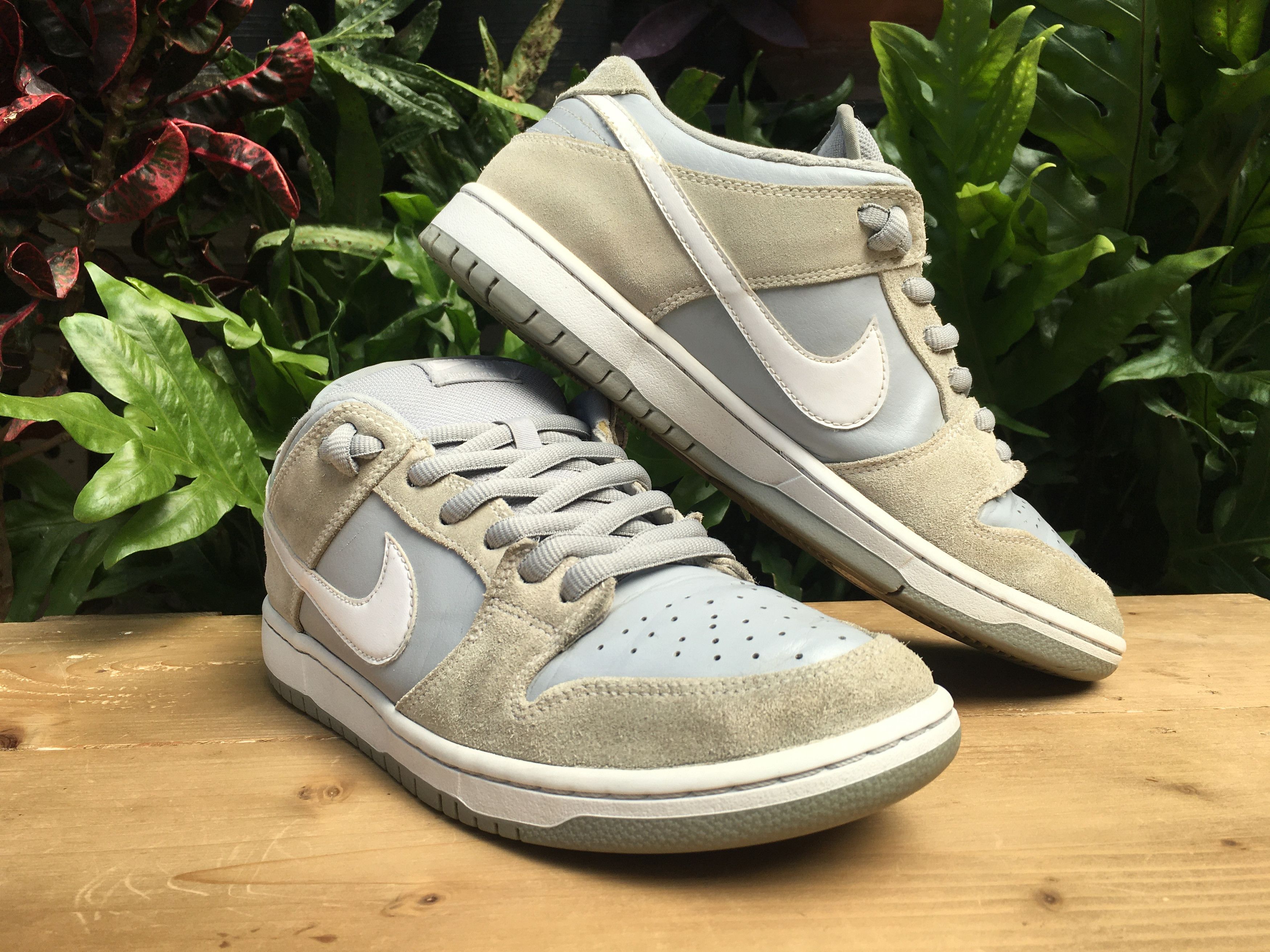 Nike 🔥 Rare Nike Sb Dunk Low Pro Summit White Wolf Grey Size US 10.5 / EU 43-44 - 4 Thumbnail