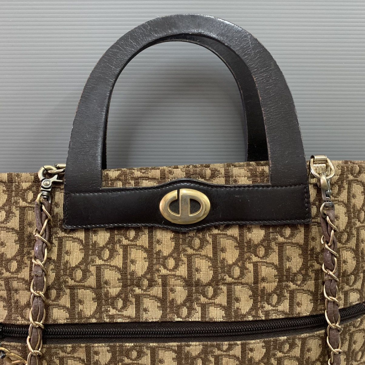 Christian Dior Monsieur Christian Dior Monogram Shoping Tote Bag Size ONE SIZE - 7 Thumbnail