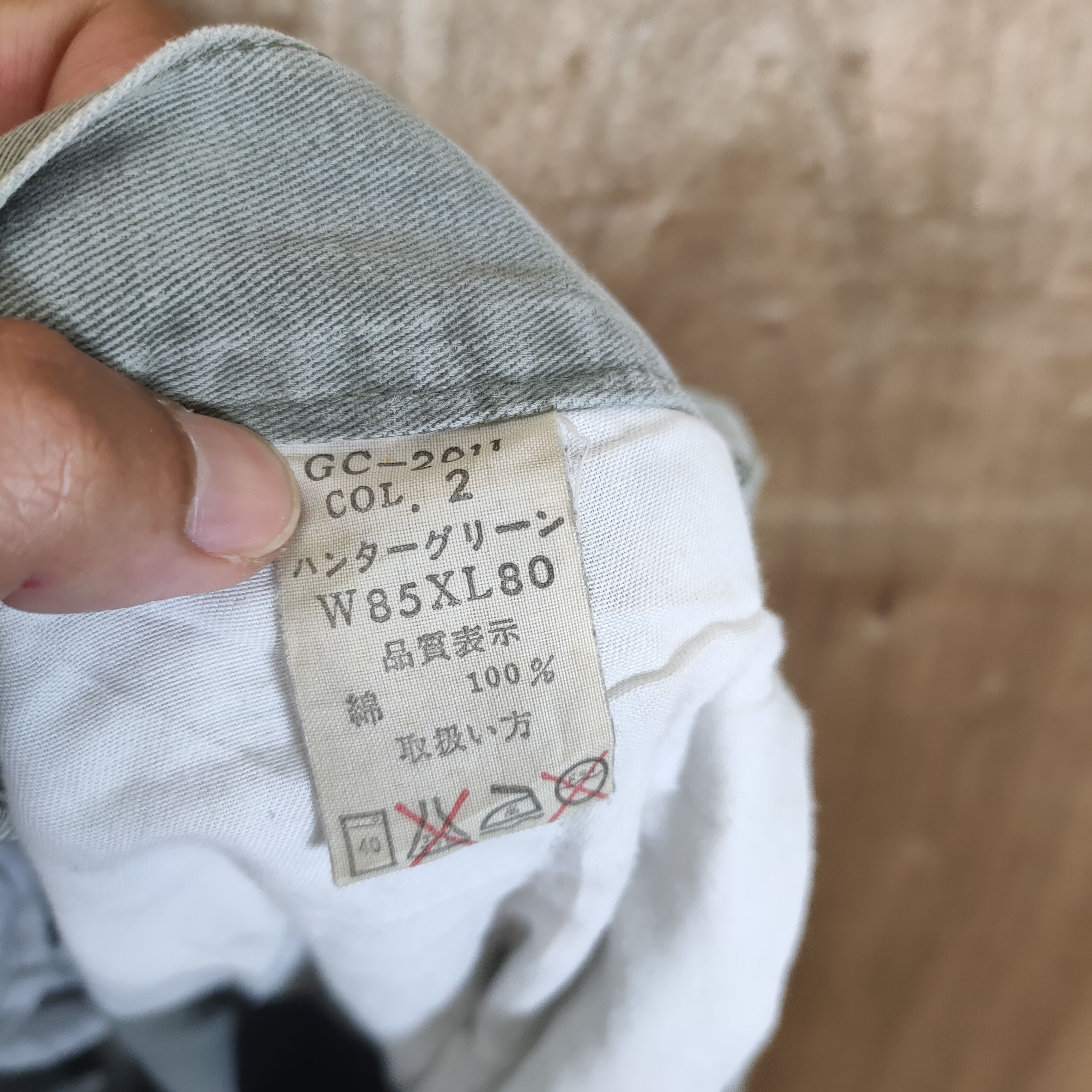 Japanese Brand GRANCISCO FADED DISTRESSED CARGO PANTS Size US 30 / EU 46 - 17 Thumbnail