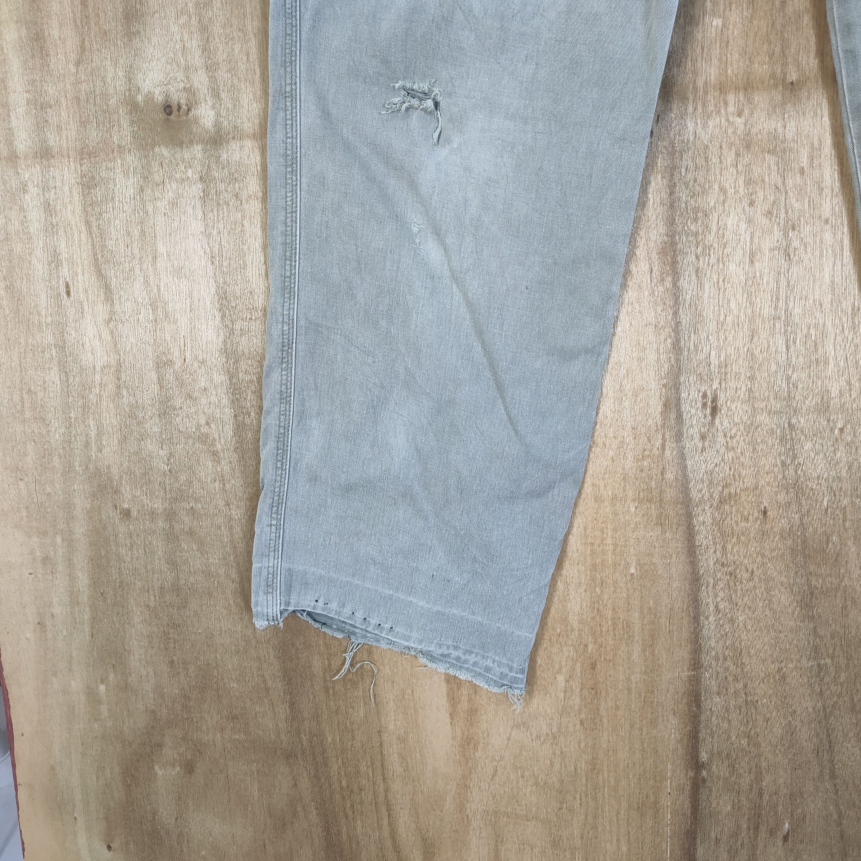 Japanese Brand GRANCISCO FADED DISTRESSED CARGO PANTS Size US 30 / EU 46 - 8 Thumbnail