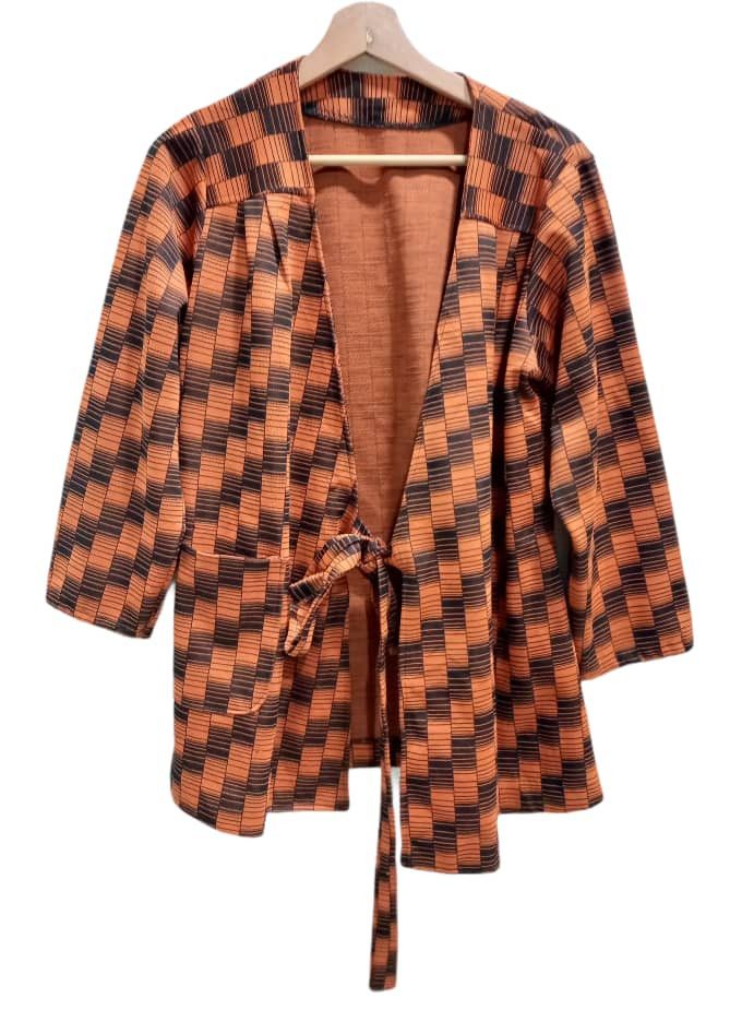 Japanese Brand Unbranded Geometric Kimono Size US M / EU 48-50 / 2 - 1 Thumbnail