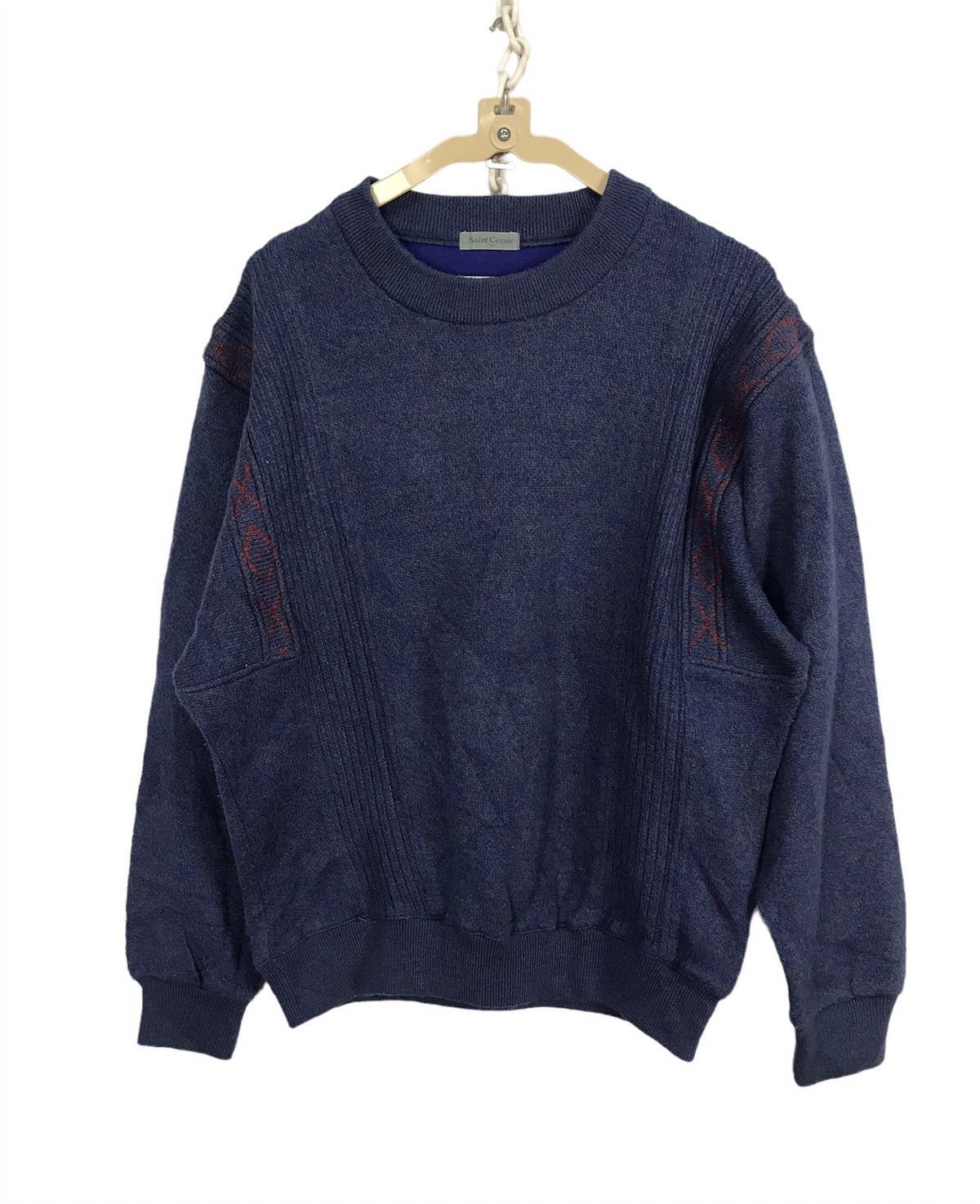 Japanese Brand × Vintage Vintage Saint cezair knit sweatshirt Size US M / EU 48-50 / 2 - 1 Thumbnail