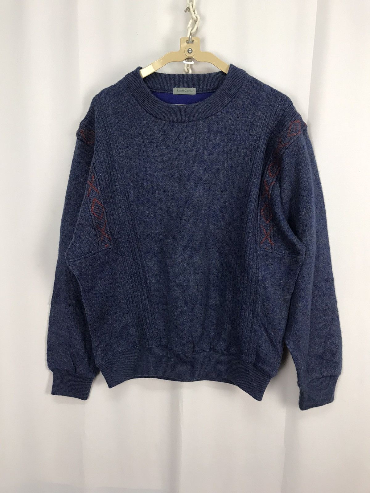 Japanese Brand × Vintage Vintage Saint cezair knit sweatshirt Size US M / EU 48-50 / 2 - 7 Thumbnail