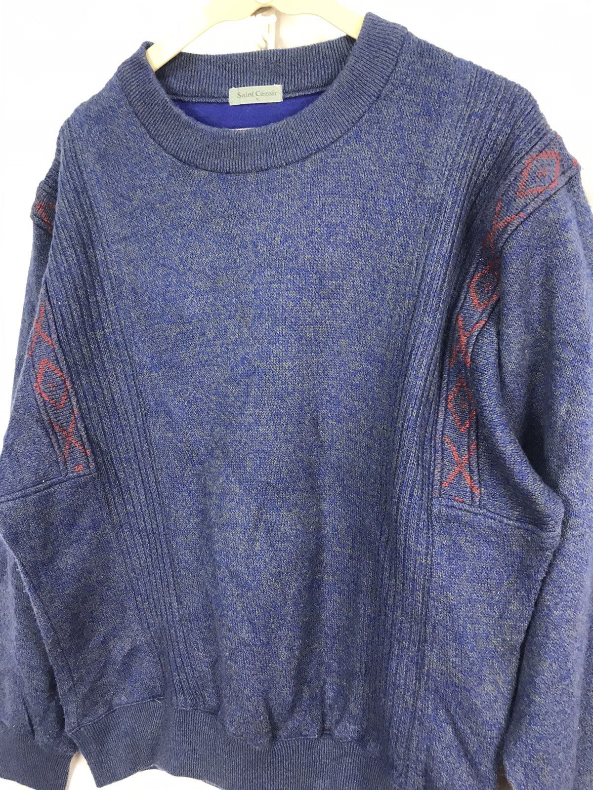 Japanese Brand × Vintage Vintage Saint cezair knit sweatshirt Size US M / EU 48-50 / 2 - 6 Thumbnail