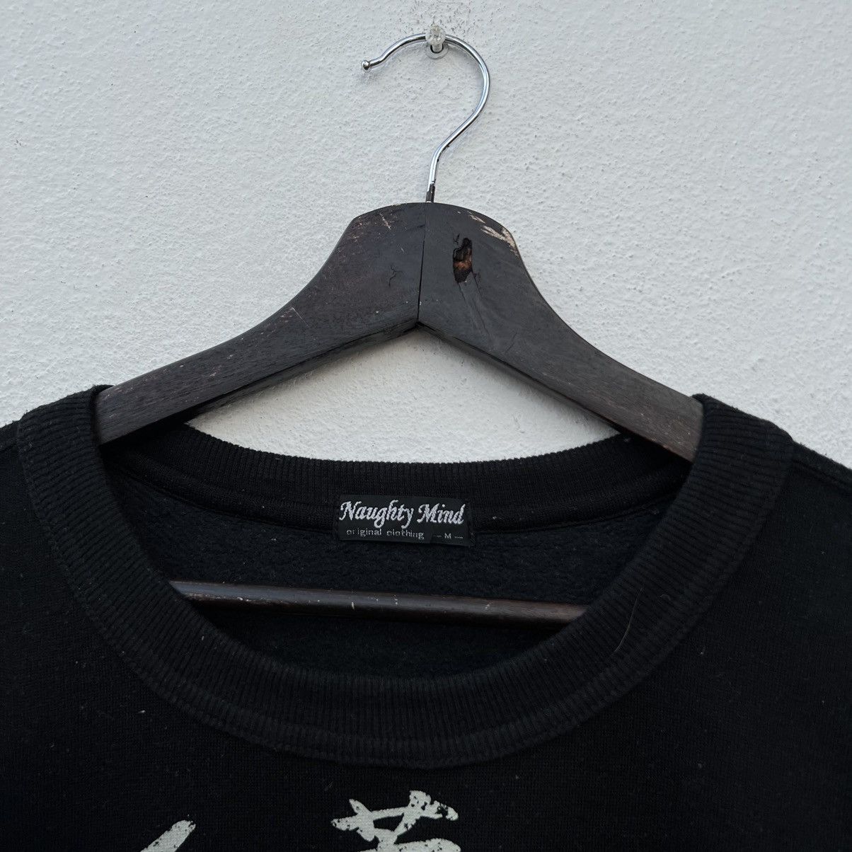 Japanese Brand RARE NAUGHTY MIND SWEATSHIRT BIG LOGO PUNK STYLE DESIGN Size US M / EU 48-50 / 2 - 7 Thumbnail