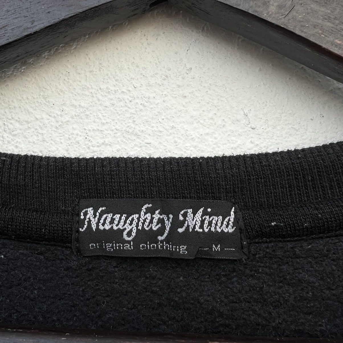 Japanese Brand RARE NAUGHTY MIND SWEATSHIRT BIG LOGO PUNK STYLE DESIGN Size US M / EU 48-50 / 2 - 6 Thumbnail