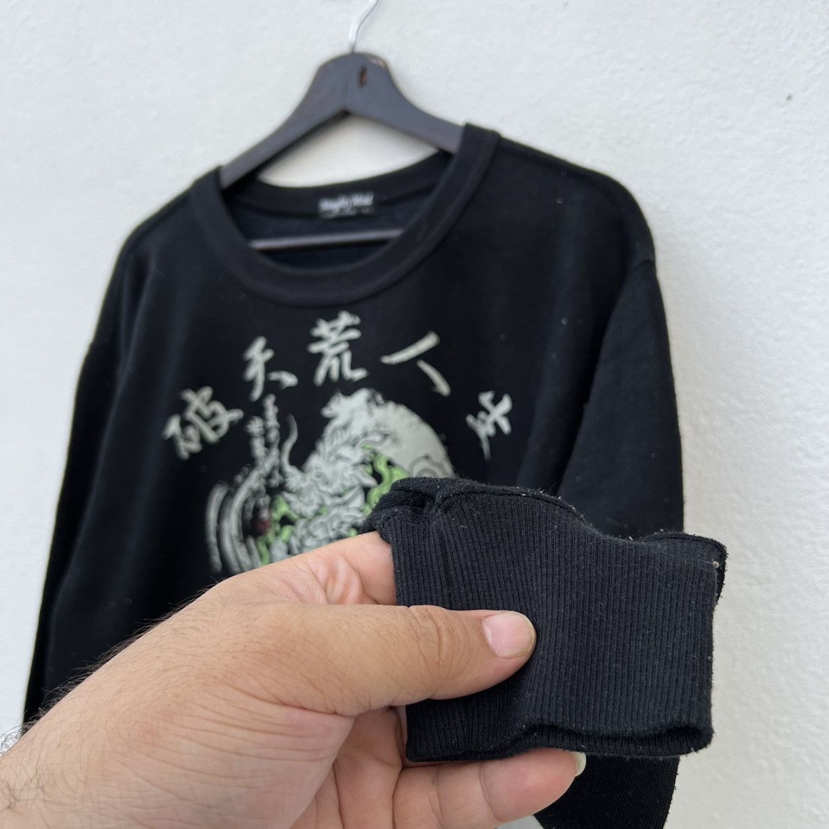 Japanese Brand RARE NAUGHTY MIND SWEATSHIRT BIG LOGO PUNK STYLE DESIGN Size US M / EU 48-50 / 2 - 5 Thumbnail