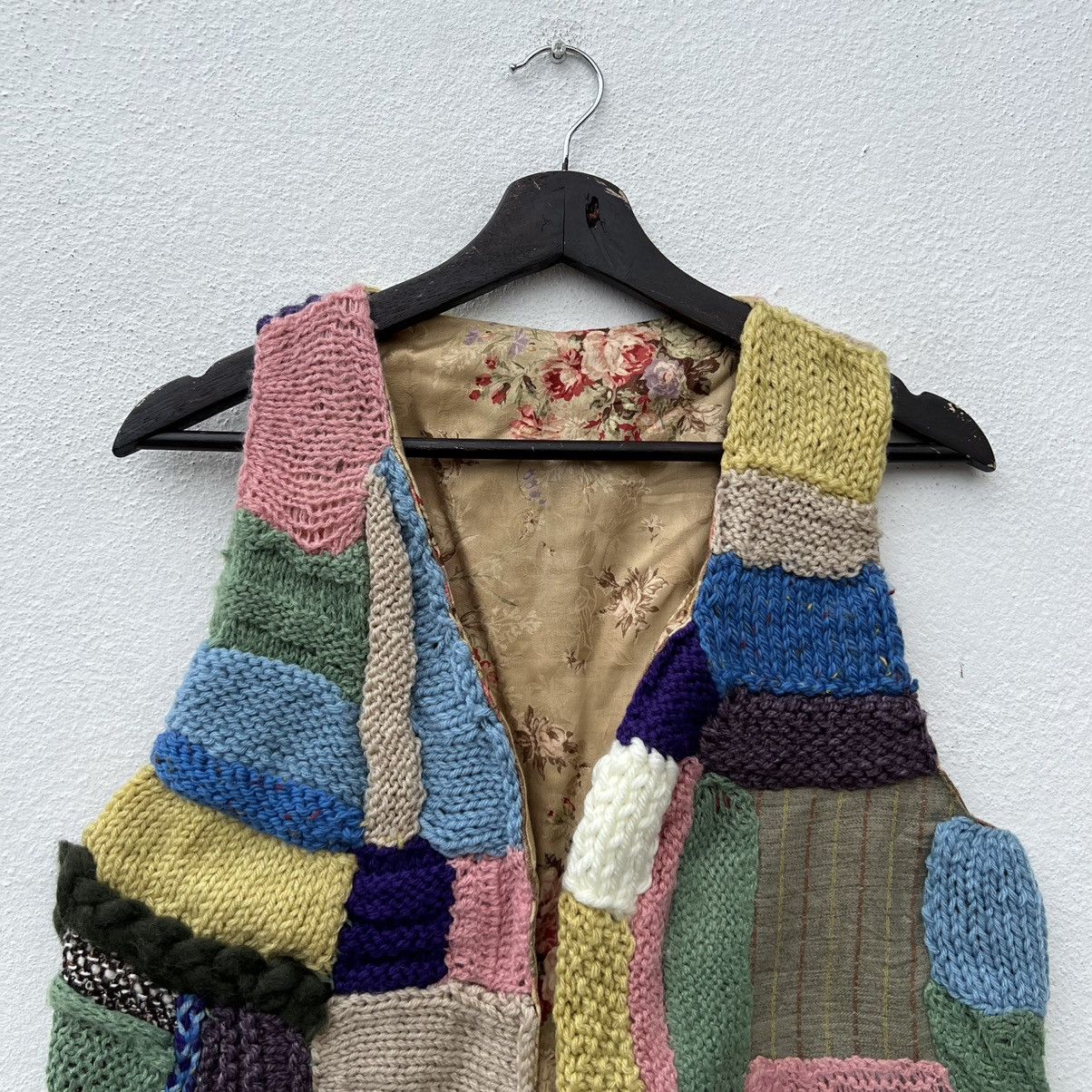 Japanese Brand VINTAGE RARE VEST PATCHWORK REVERSIBLE NICE DESIGN Size US M / EU 48-50 / 2 - 3 Thumbnail