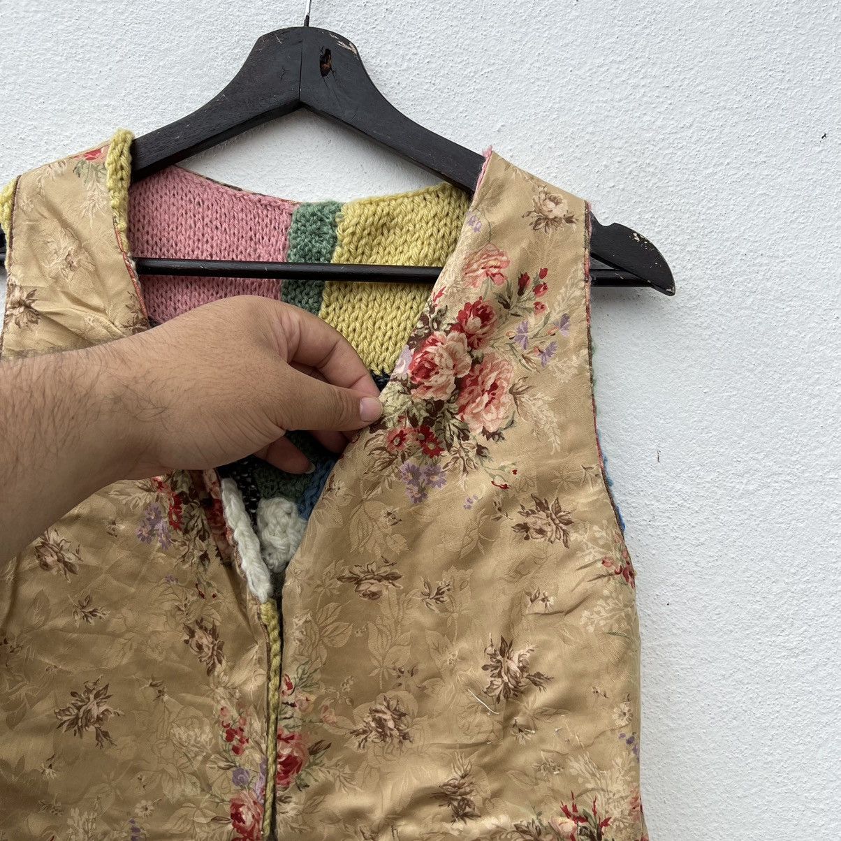 Japanese Brand VINTAGE RARE VEST PATCHWORK REVERSIBLE NICE DESIGN Size US M / EU 48-50 / 2 - 10 Thumbnail