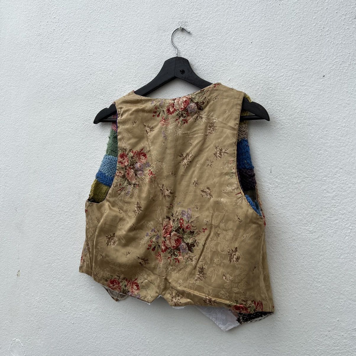 Japanese Brand VINTAGE RARE VEST PATCHWORK REVERSIBLE NICE DESIGN Size US M / EU 48-50 / 2 - 12 Thumbnail