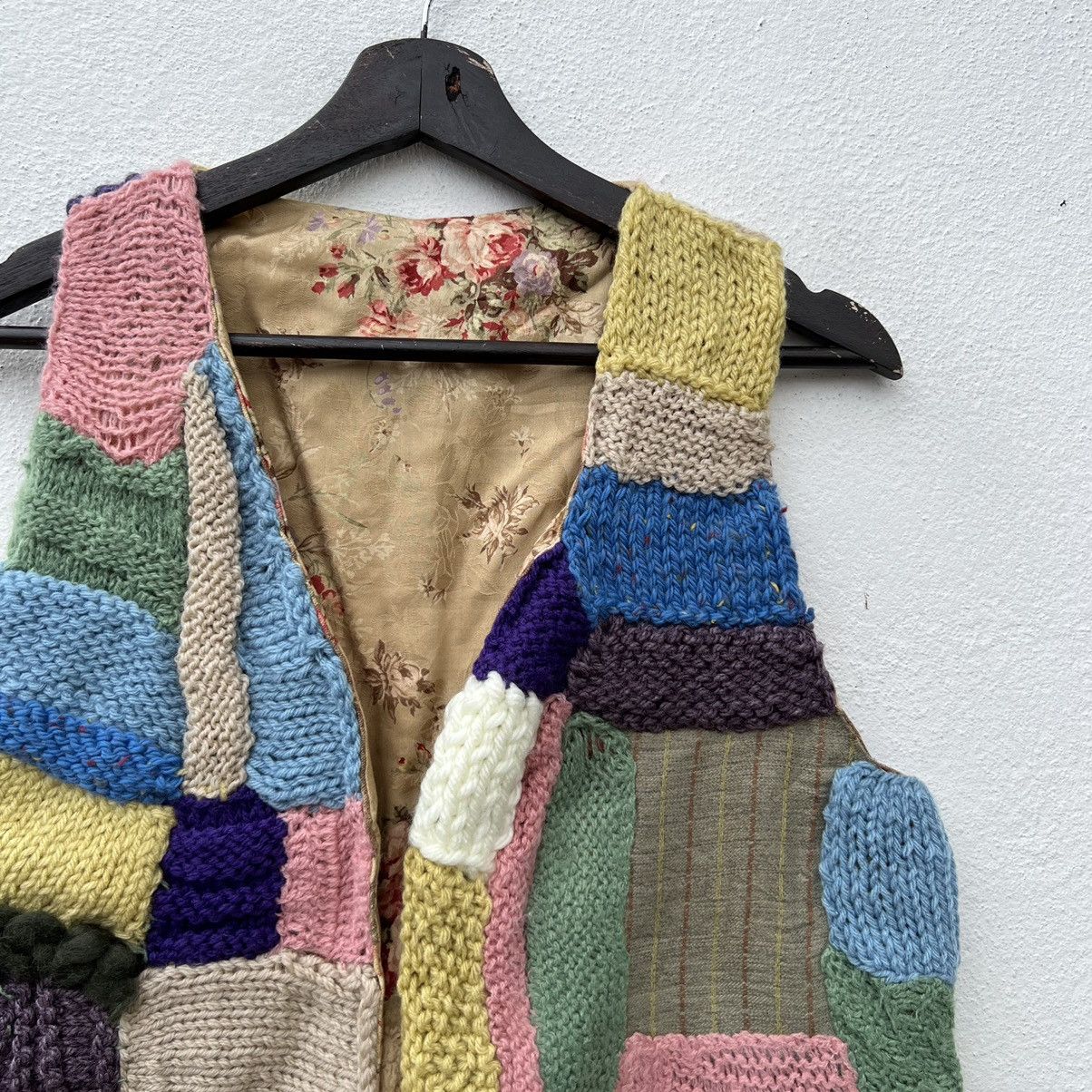 Japanese Brand VINTAGE RARE VEST PATCHWORK REVERSIBLE NICE DESIGN Size US M / EU 48-50 / 2 - 5 Thumbnail