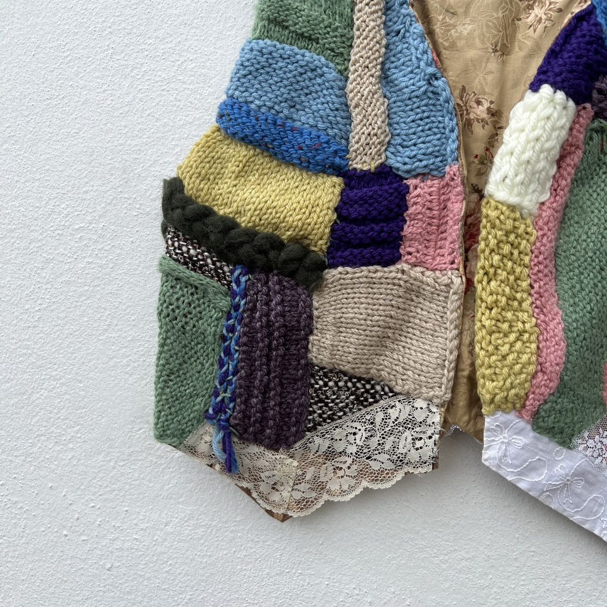 Japanese Brand VINTAGE RARE VEST PATCHWORK REVERSIBLE NICE DESIGN Size US M / EU 48-50 / 2 - 4 Thumbnail