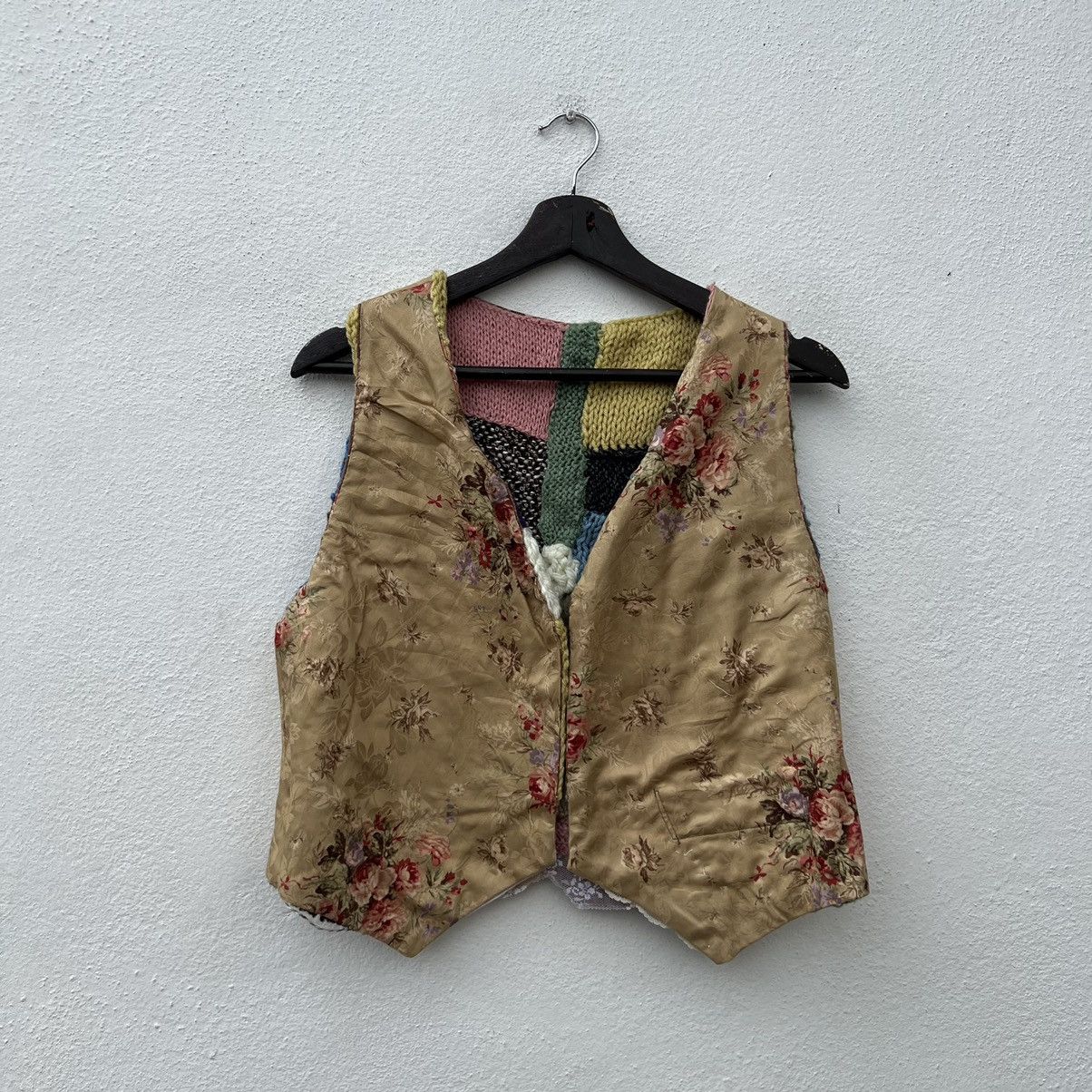 Japanese Brand VINTAGE RARE VEST PATCHWORK REVERSIBLE NICE DESIGN Size US M / EU 48-50 / 2 - 8 Thumbnail