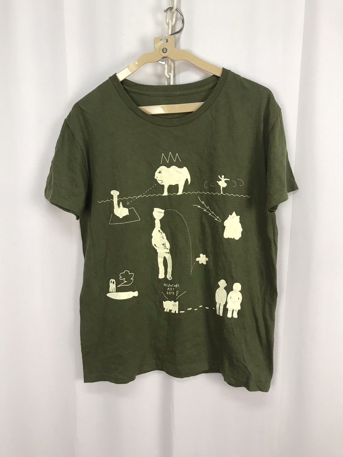 Japanese Brand Shigaraki oat printed Tshirt by daluc Size US S / EU 44-46 / 1 - 7 Thumbnail