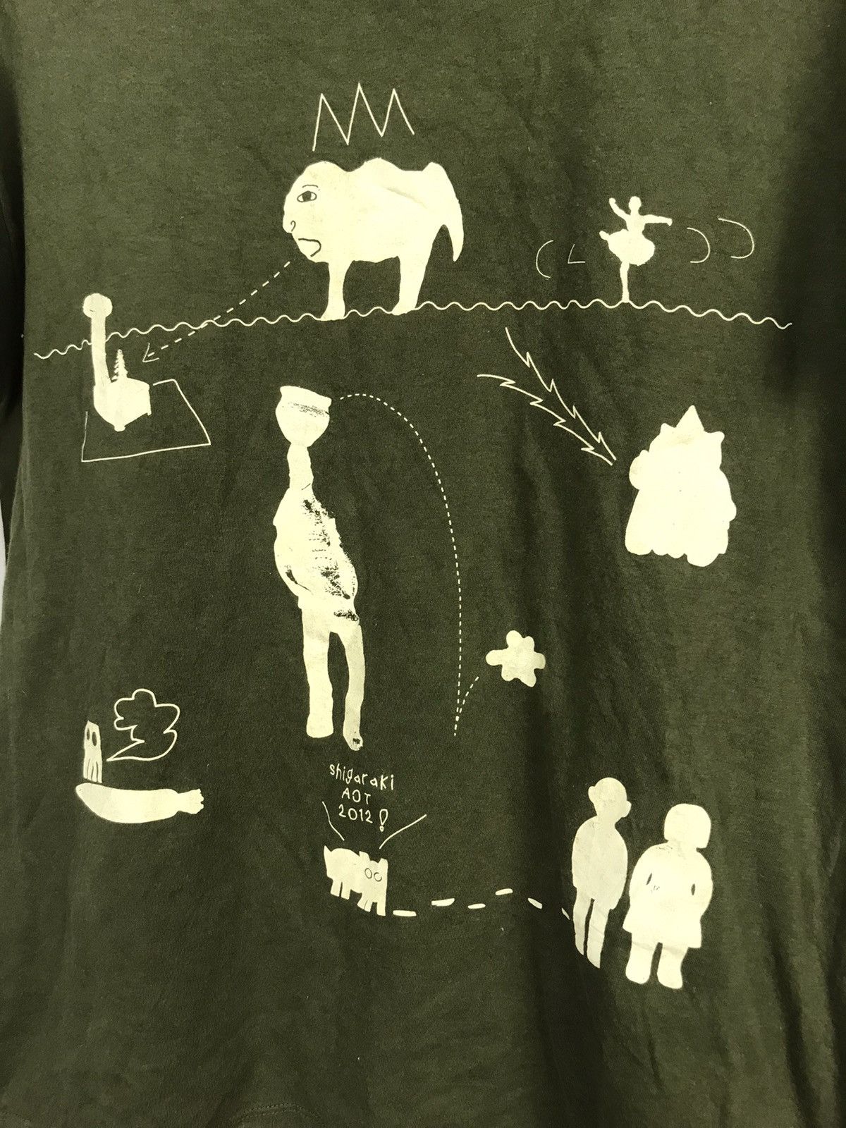 Japanese Brand Shigaraki oat printed Tshirt by daluc Size US S / EU 44-46 / 1 - 3 Thumbnail
