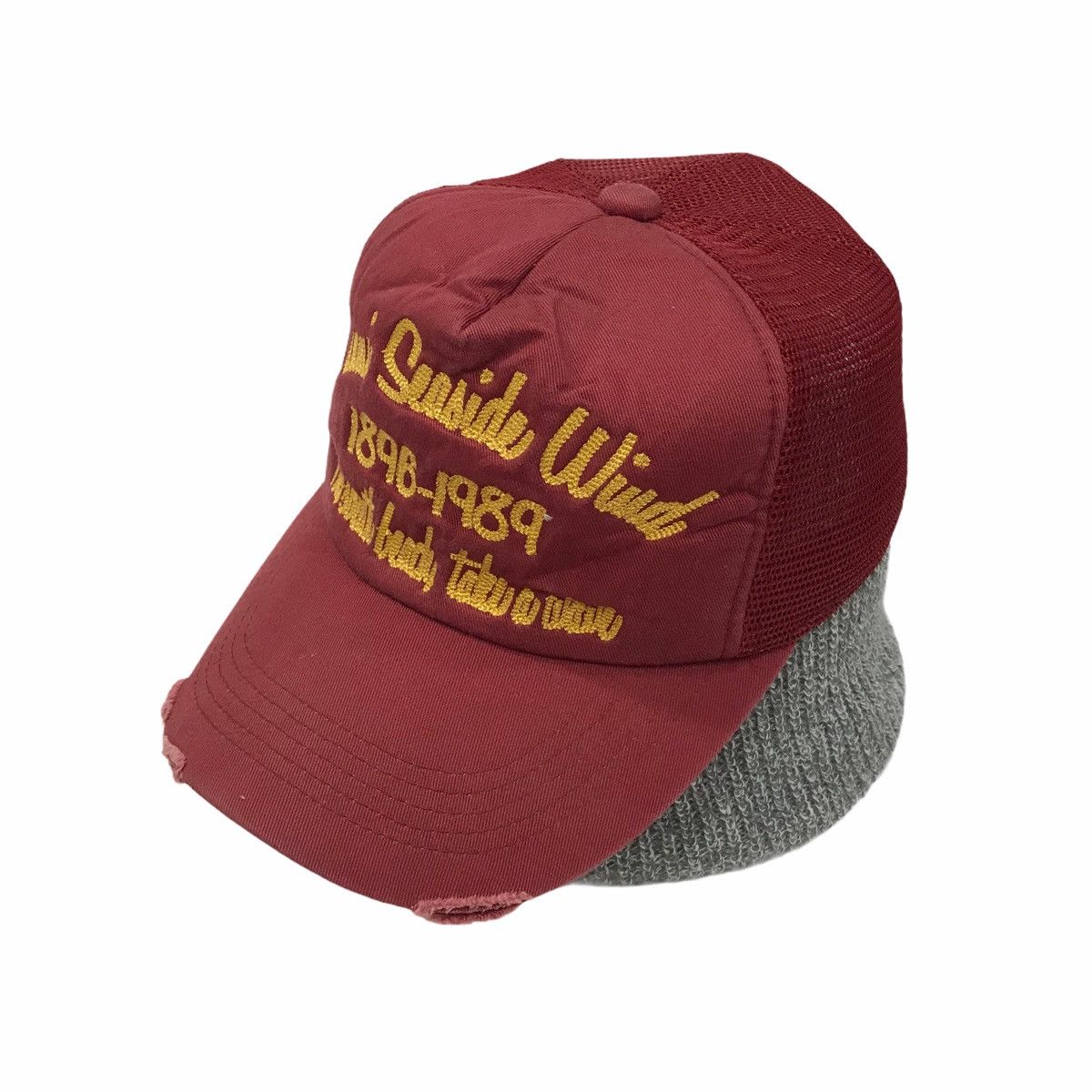 Designer Miami Seaside Wind 1896-1889 Distressed Trucker Hats Caps Size ONE SIZE - 2 Thumbnail