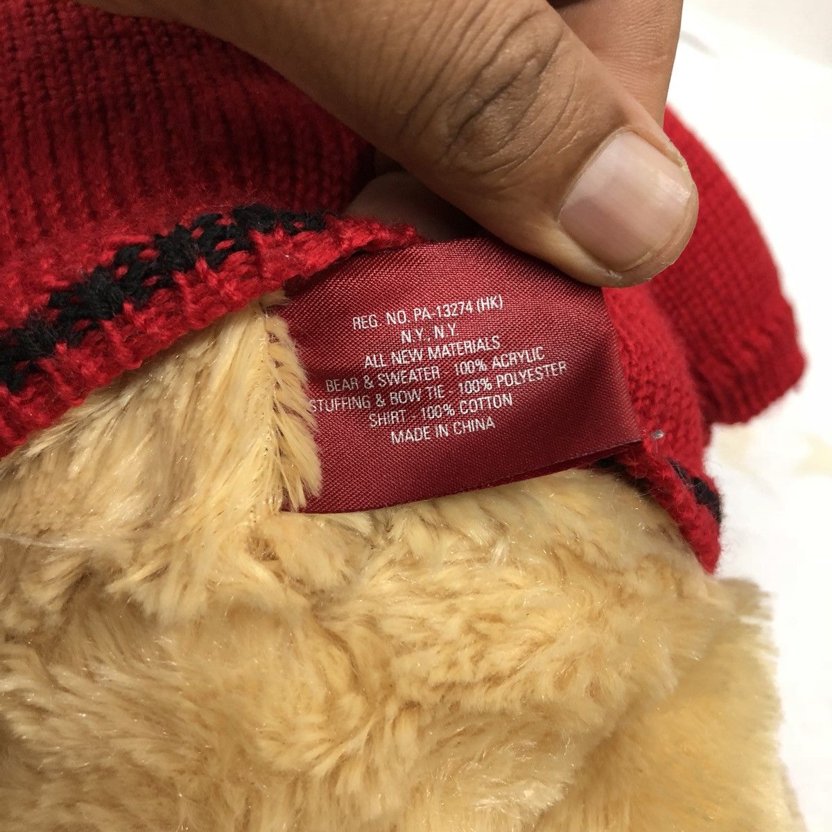 Polo Ralph Lauren × Ralph Lauren Polo Bear Toy Doll Polo Ralph Lauren Doll Size ONE SIZE - 6 Thumbnail