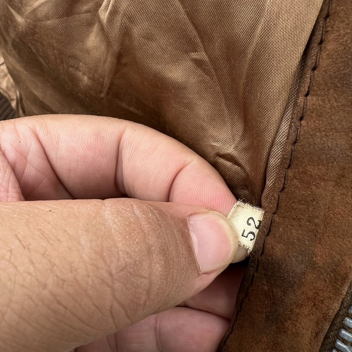 Japanese Brand VINTAGE GENUINE LEATHER JACKET PARACHUTE RIDER BIKER Size US M / EU 48-50 / 2 - 10 Thumbnail