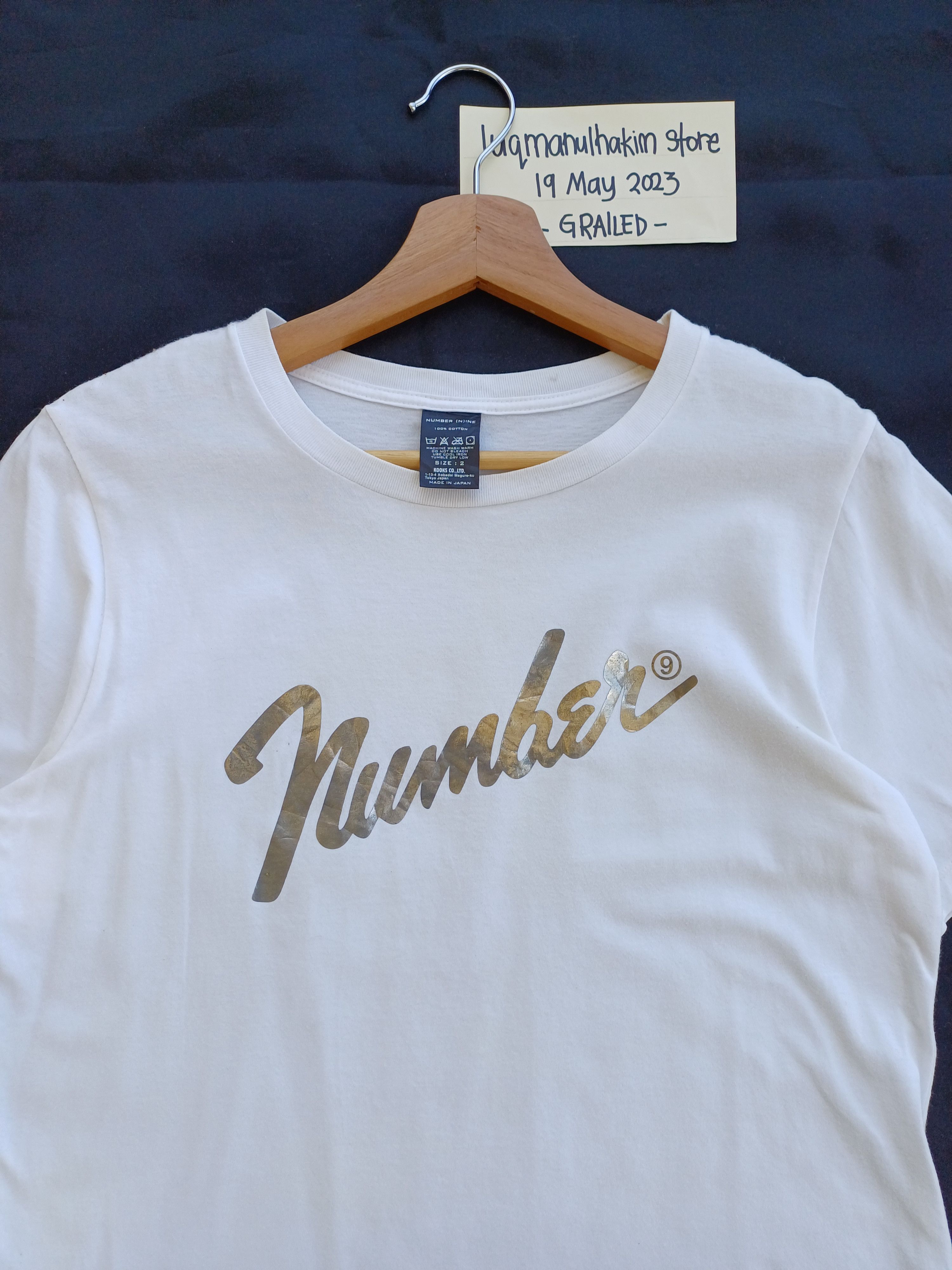 Number (N)ine Rare Number (N)ine Fender Design Word Logo Tshir Size US S / EU 44-46 / 1 - 4 Thumbnail