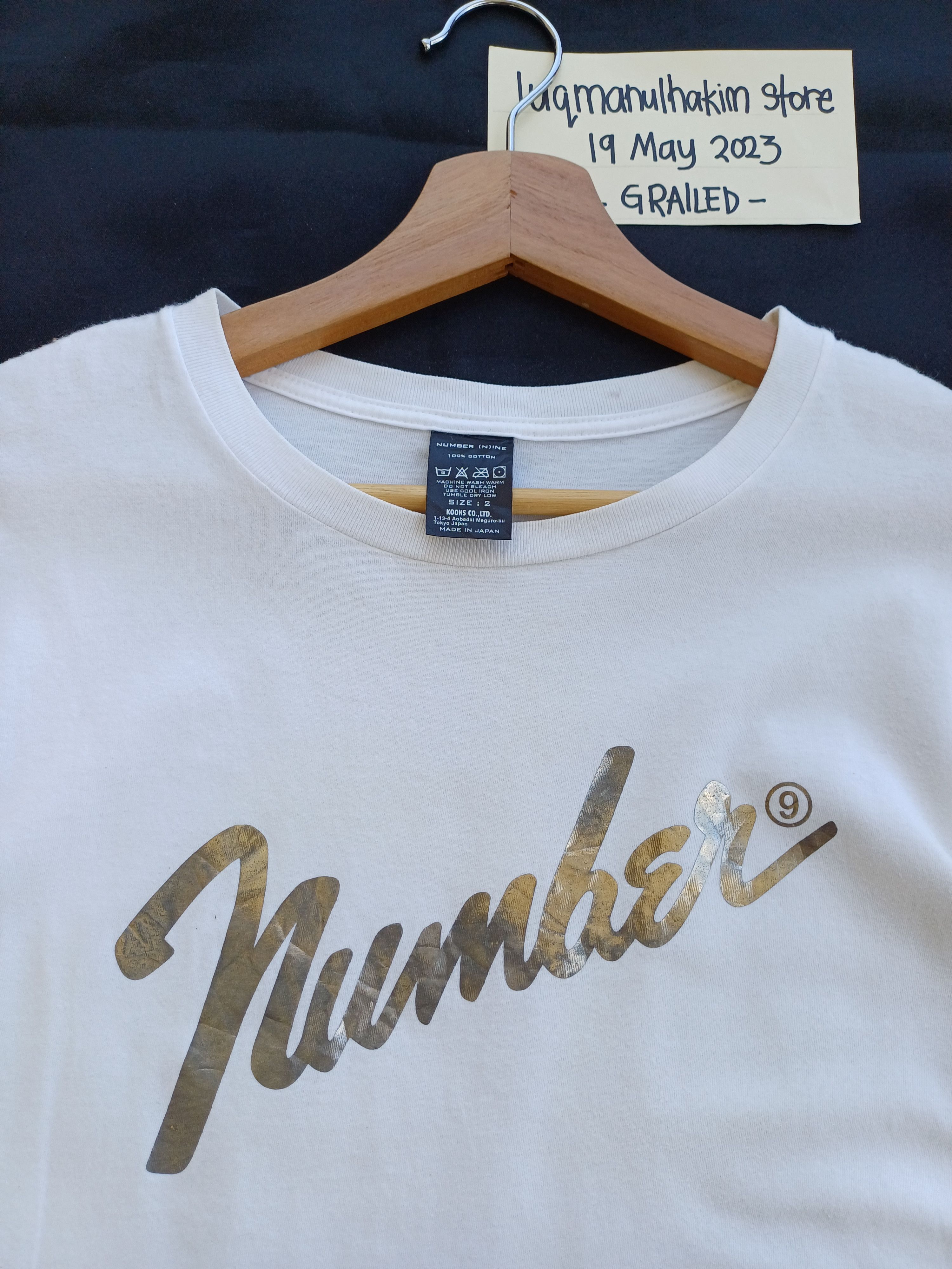 Number (N)ine Rare Number (N)ine Fender Design Word Logo Tshir Size US S / EU 44-46 / 1 - 5 Thumbnail