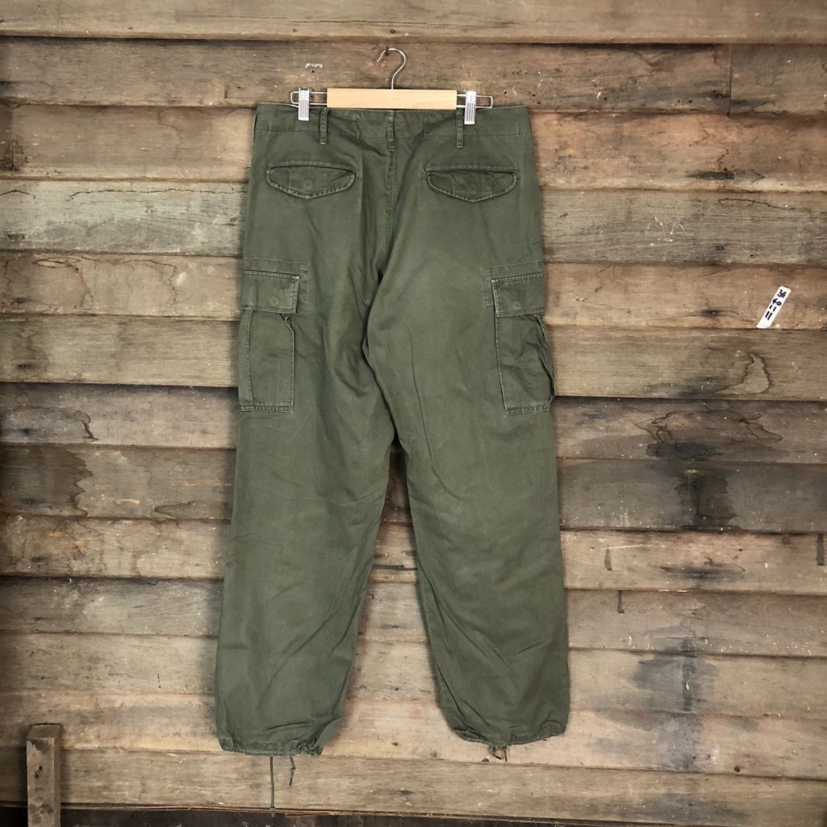 Japanese Brand DL Uniqlo Green Cargo faded Multipocket Pants #1943 Size US 32 / EU 48 - 11 Thumbnail