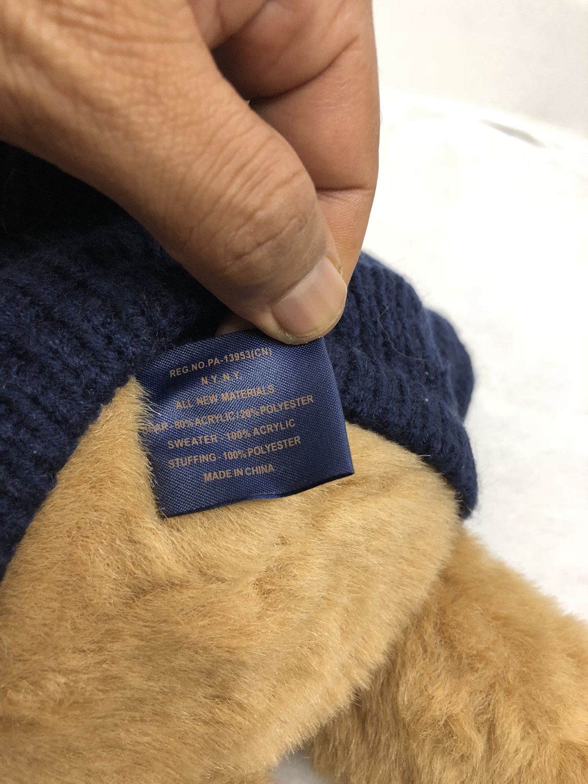 Polo Ralph Lauren × Ralph Lauren Polo Bear Toy Doll Polo Ralph Lauren Doll Size ONE SIZE - 5 Thumbnail