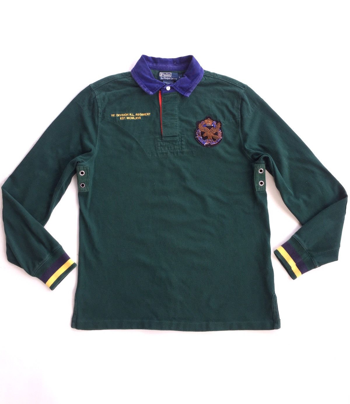 Polo Ralph Lauren Polo Ralph Lauren 1st Division R.L. Regiment Est. MCMLXVII Size US L / EU 52-54 / 3 - 1 Thumbnail