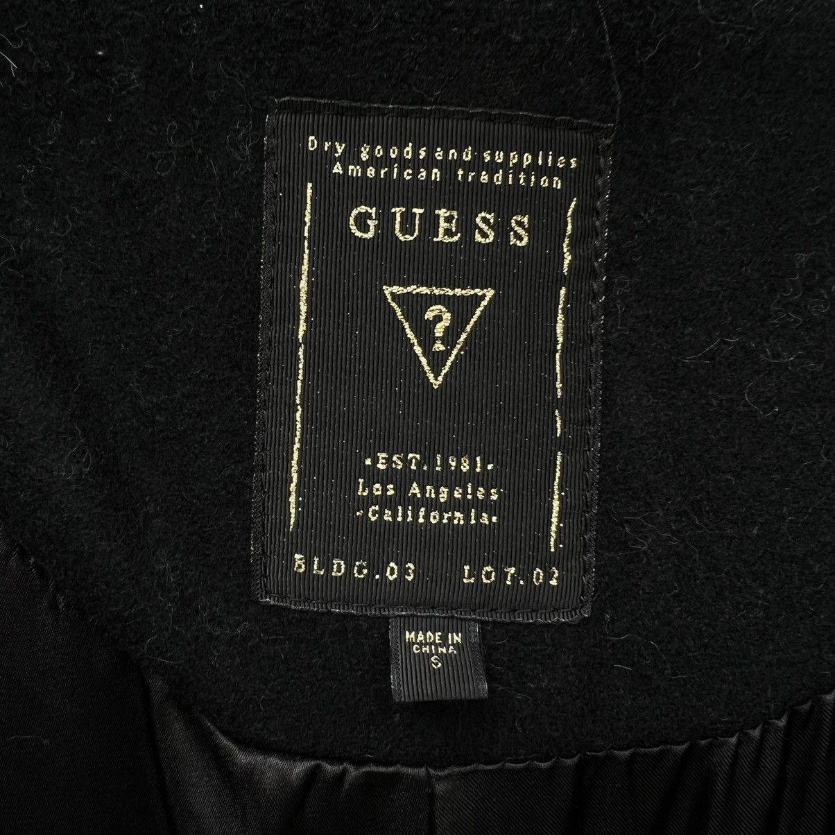 Guess ULTIMATE BLACK GUESS LONG PARACHUTE BIKER RUMWAY JACKET Size US S / EU 44-46 / 1 - 13 Thumbnail