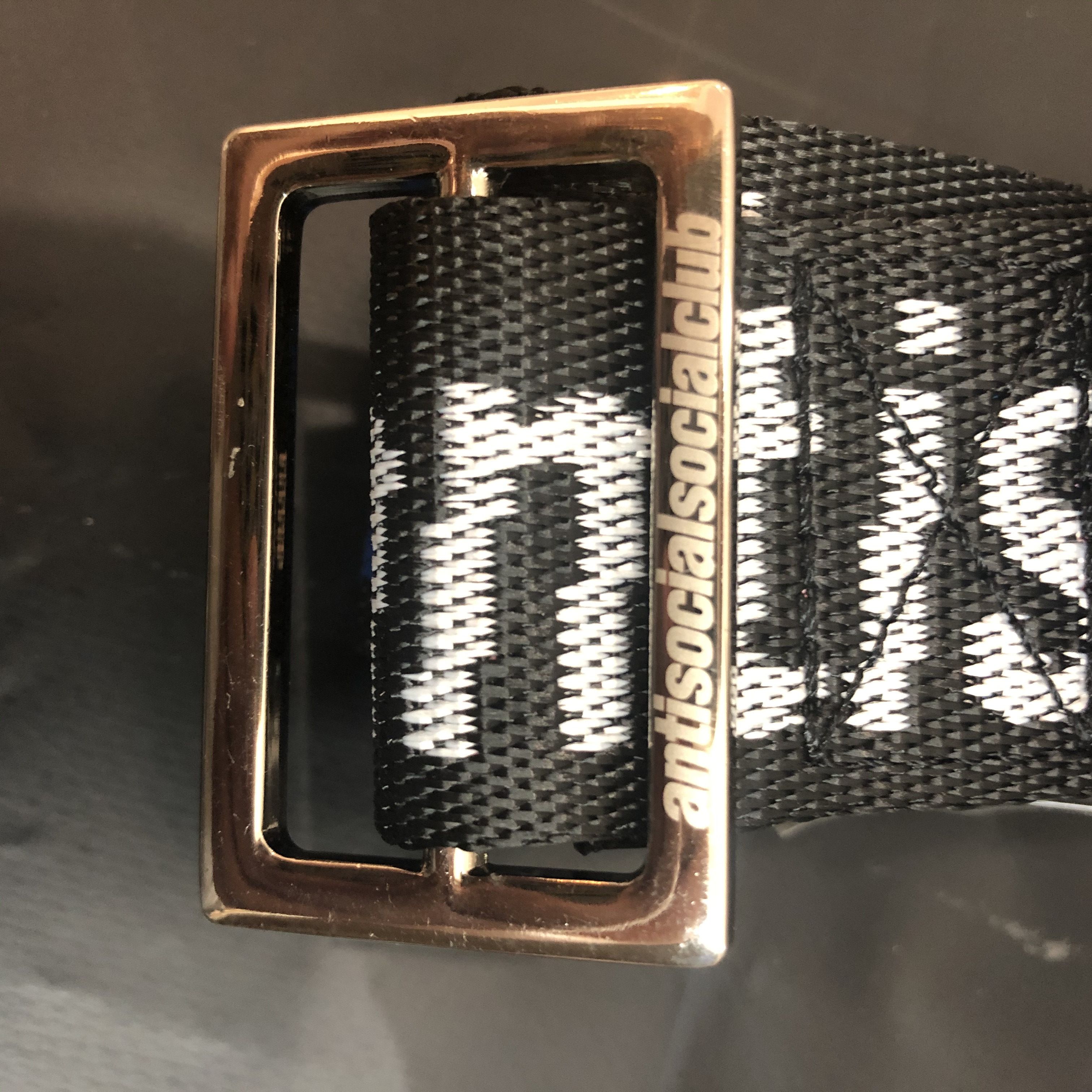 Anti Social Social Club DS ASSC See Right Thru Me Black Belt FOG FTP CDG Bape Kith Size ONE SIZE - 4 Thumbnail