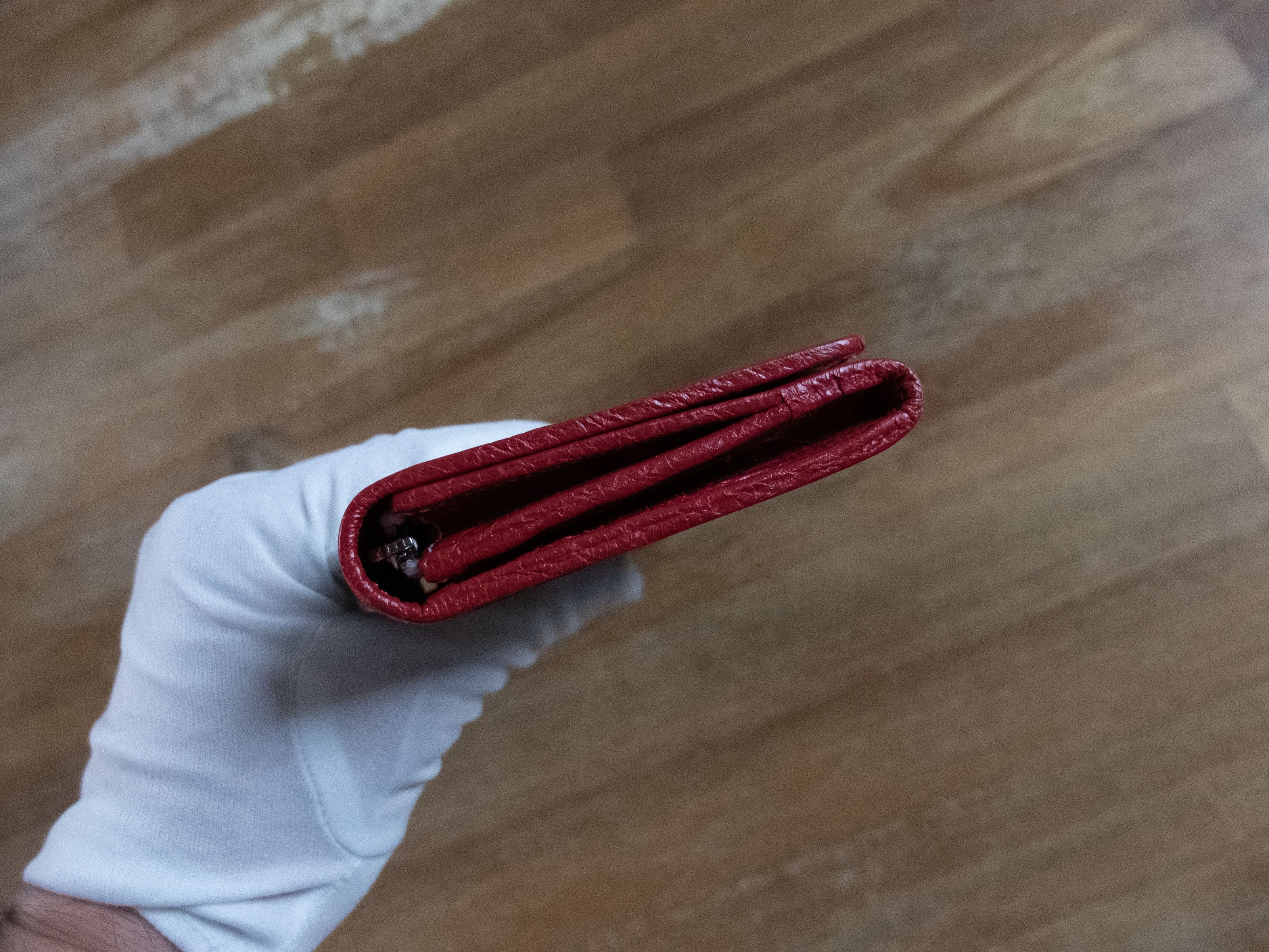Balenciaga BALENCIAGA Bazar striped foldover snap continental wallet Size ONE SIZE - 4 Thumbnail