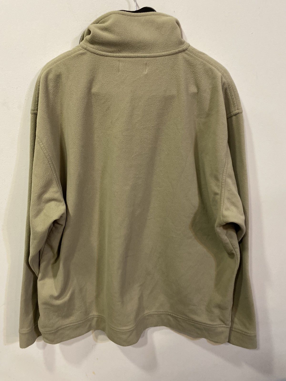 Yves Saint Laurent Fleece Beige YSL Sweatshirt 1/4 Quarter Zip Big Logo Vintage Size US XL / EU 56 / 4 - 11 Thumbnail