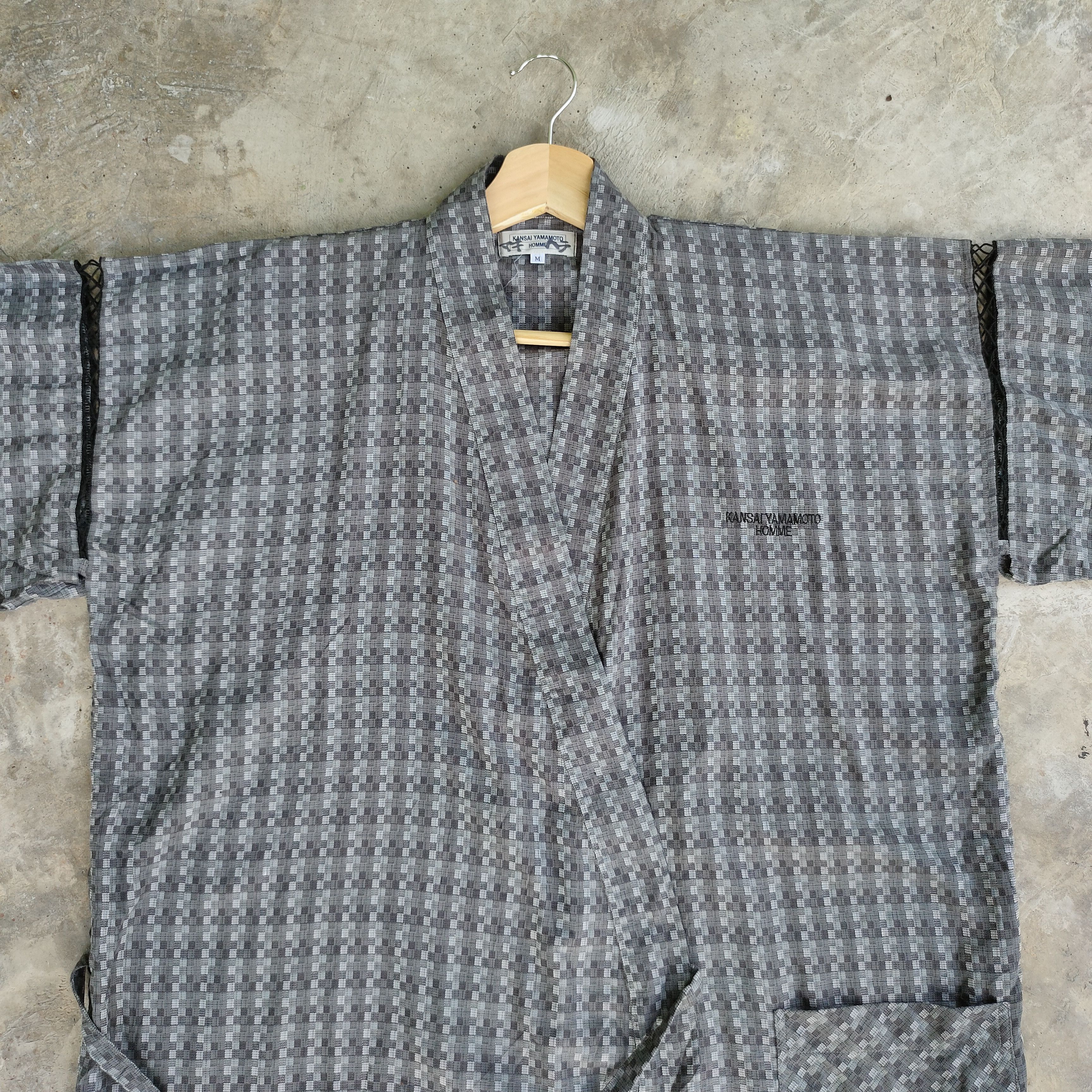 Japanese Brand Vintage Kansai Yamamoto Kimono Japanese Brand Cardigan Size US L / EU 52-54 / 3 - 3 Thumbnail