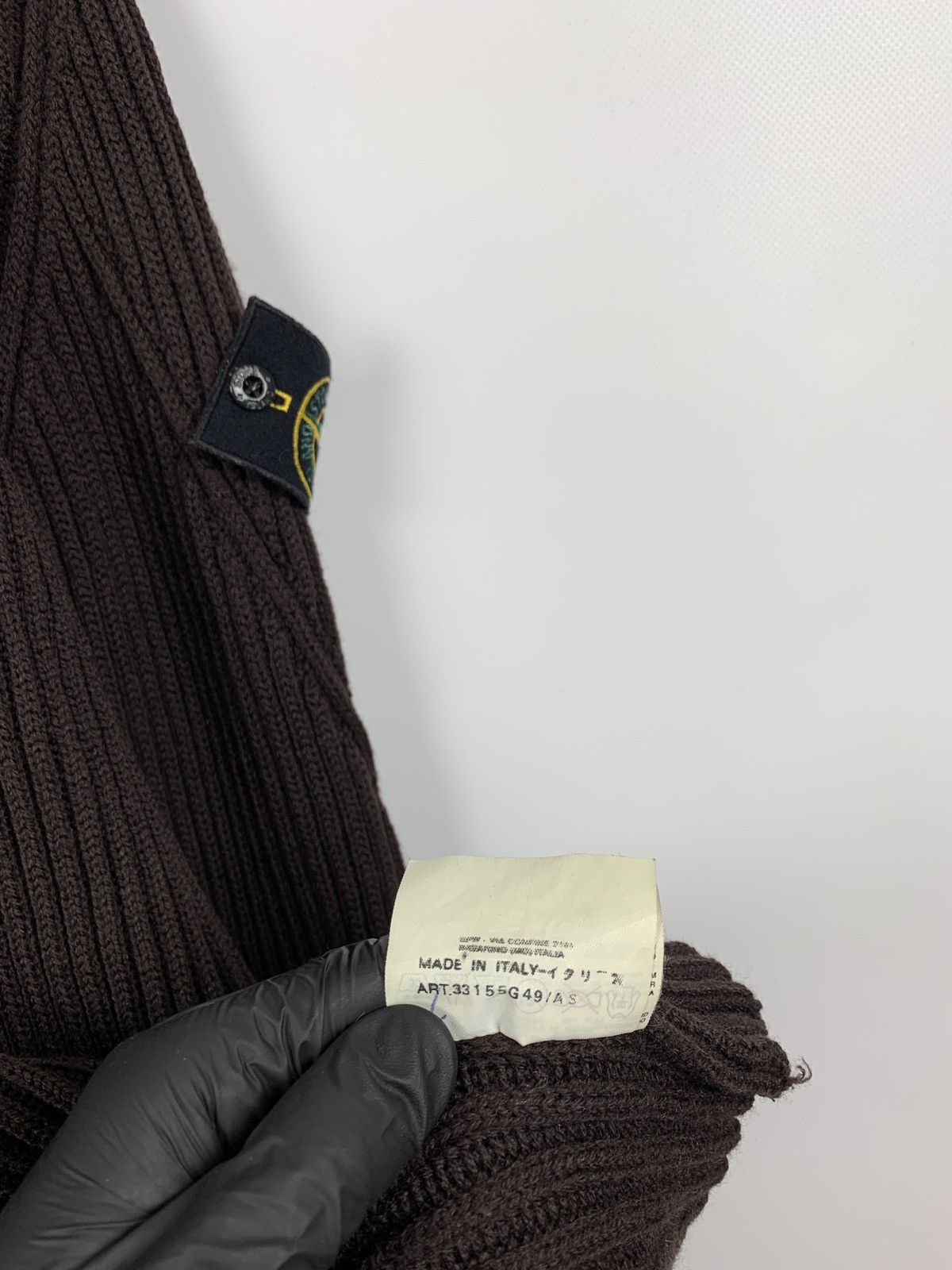 Stone Island Vintage Stone Island Brown Turtle Neck Archive Sweater Size US XL / EU 56 / 4 - 24 Thumbnail