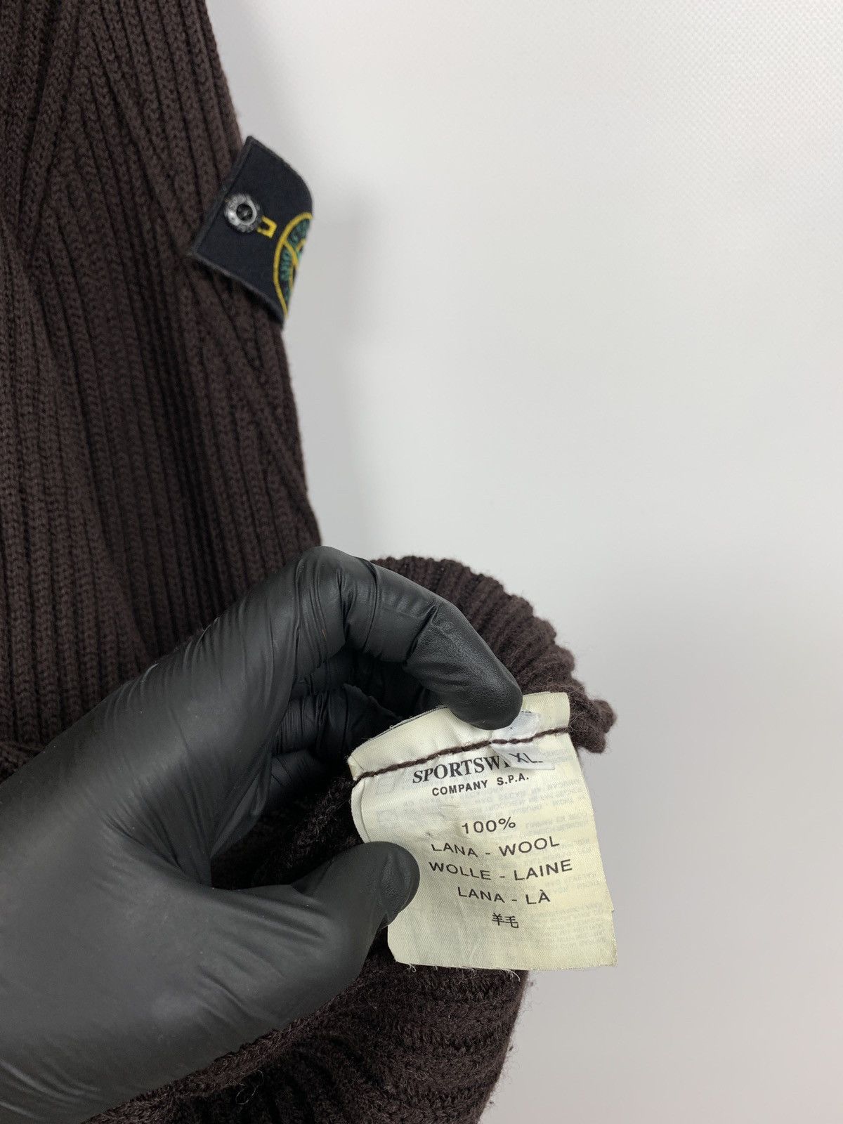 Stone Island Vintage Stone Island Brown Turtle Neck Archive Sweater Size US XL / EU 56 / 4 - 22 Thumbnail