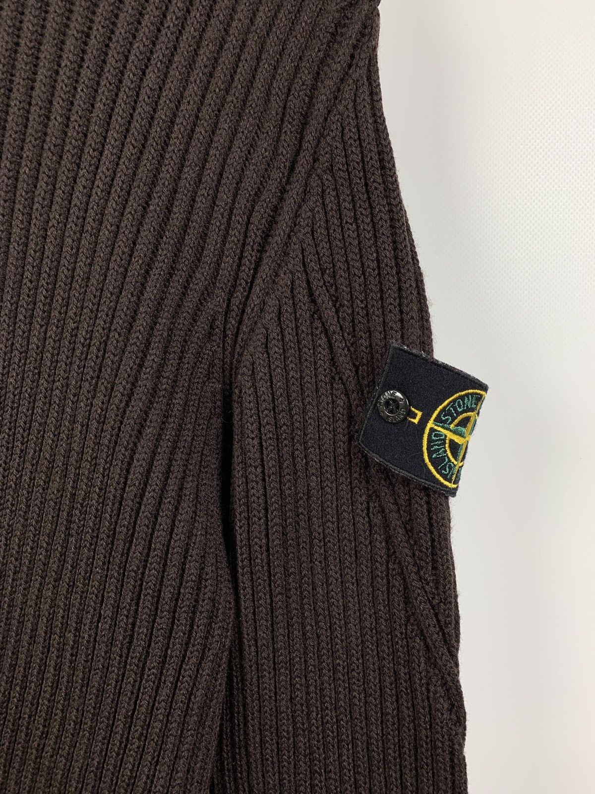Stone Island Vintage Stone Island Brown Turtle Neck Archive Sweater Size US XL / EU 56 / 4 - 9 Thumbnail
