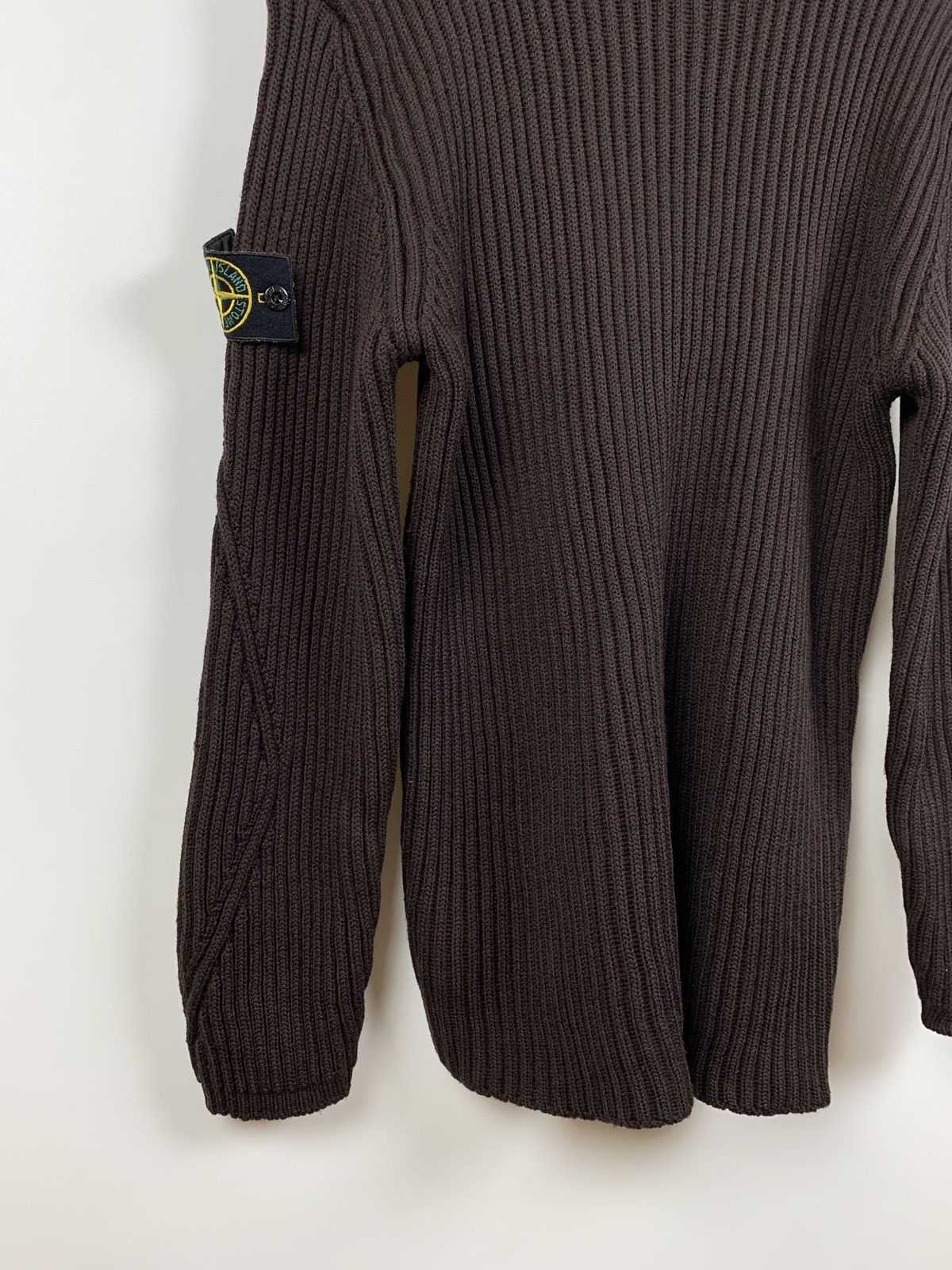 Stone Island Vintage Stone Island Brown Turtle Neck Archive Sweater Size US XL / EU 56 / 4 - 17 Thumbnail