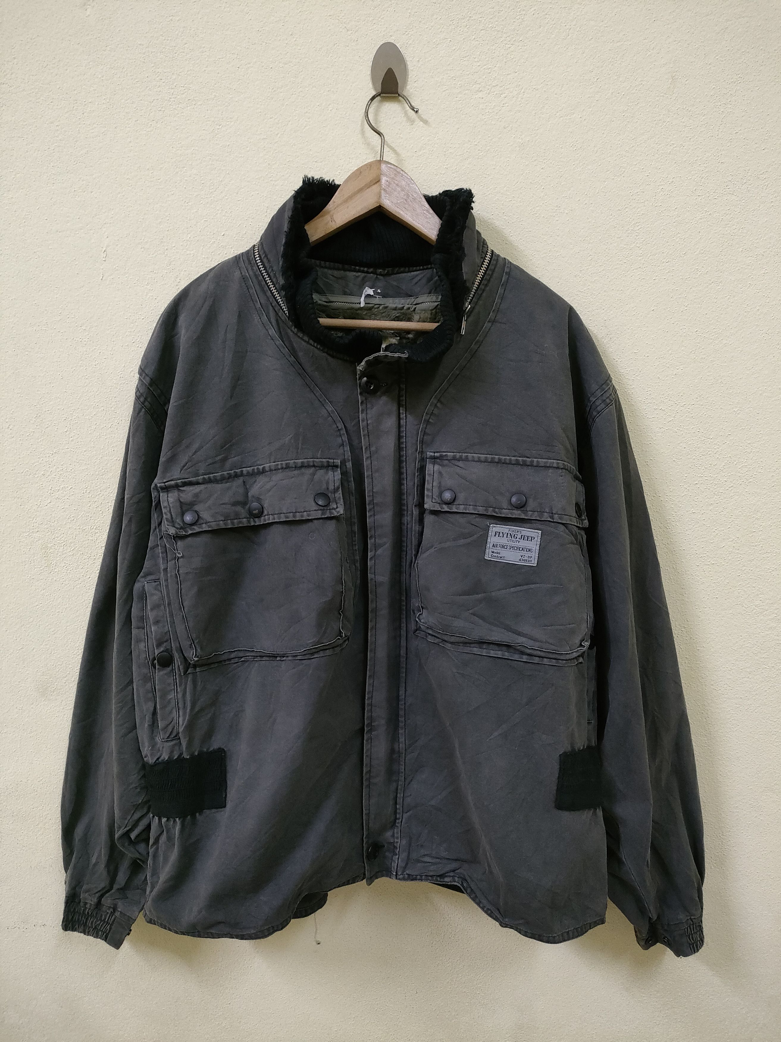Vintage × Wrangler Vintage Flying Jeep Utility Jacket Size US L / EU 52-54 / 3 - 1 Thumbnail