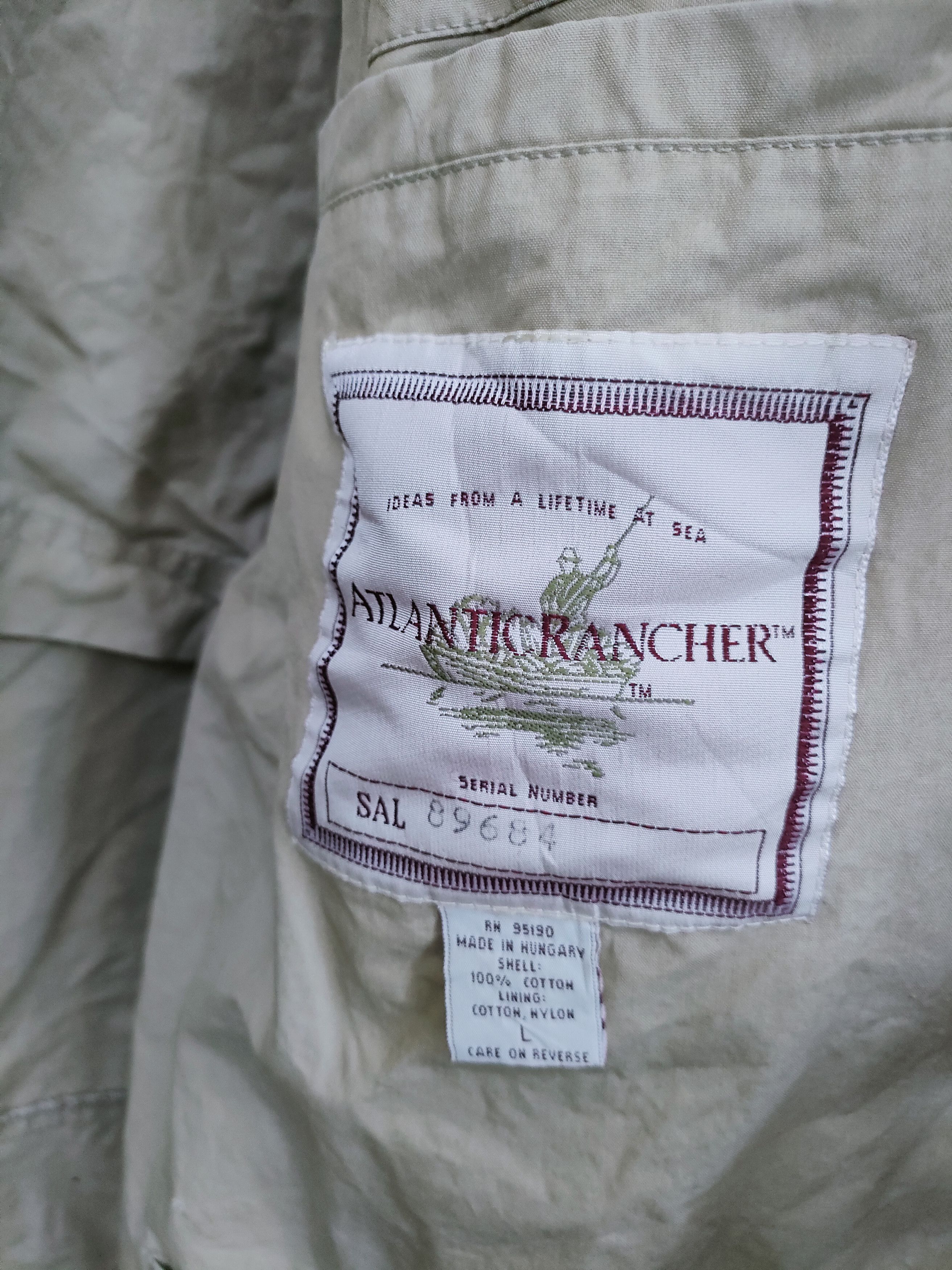 Vintage Atlantic Rancher Waterproof Jacket Size US L / EU 52-54 / 3 - 11 Thumbnail