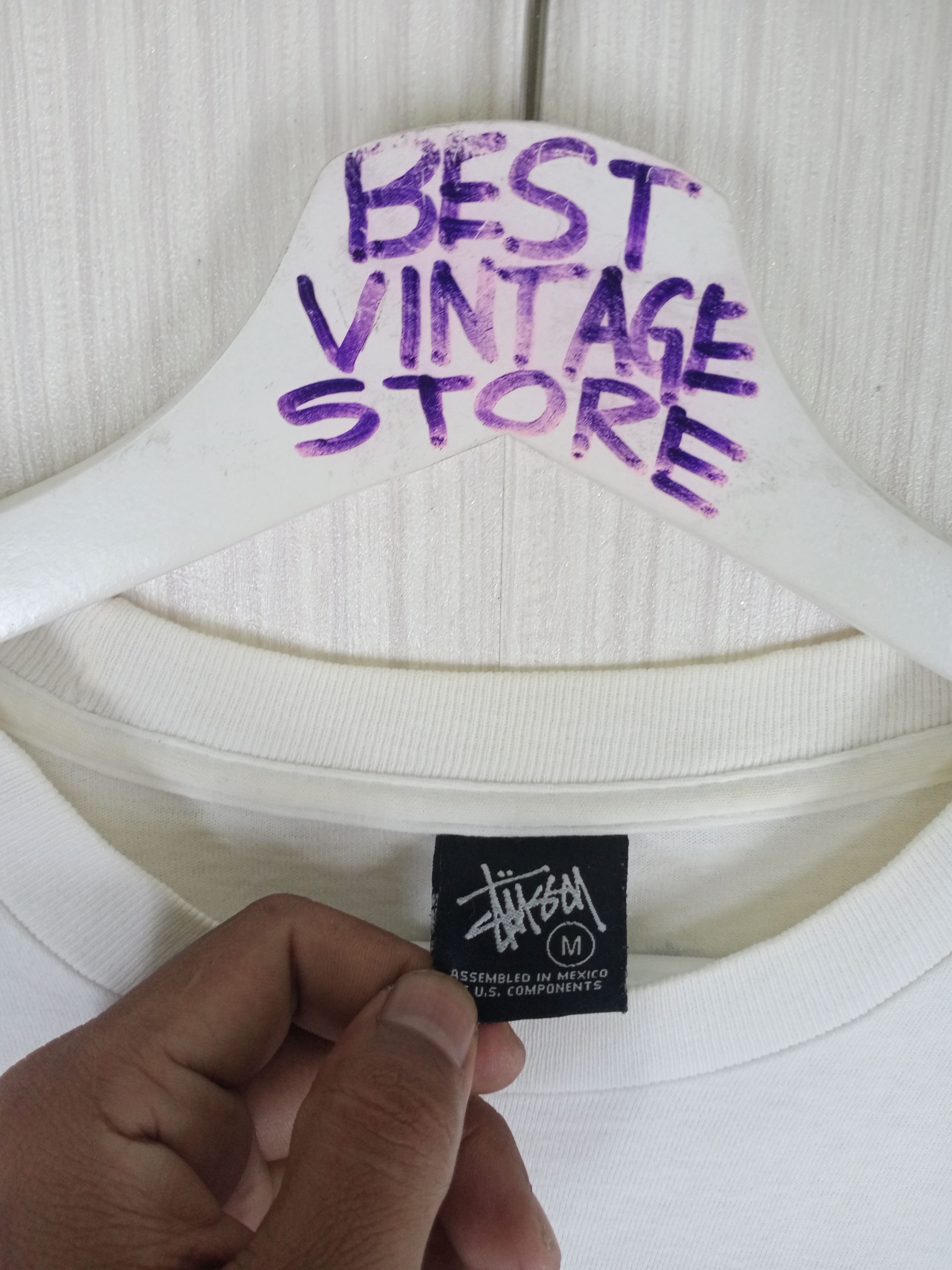Stussy Vintage STUSSY X JOSH CHEUSE BEASTIE BOYS BAND DESIGN SHIRT Size US M / EU 48-50 / 2 - 4 Thumbnail