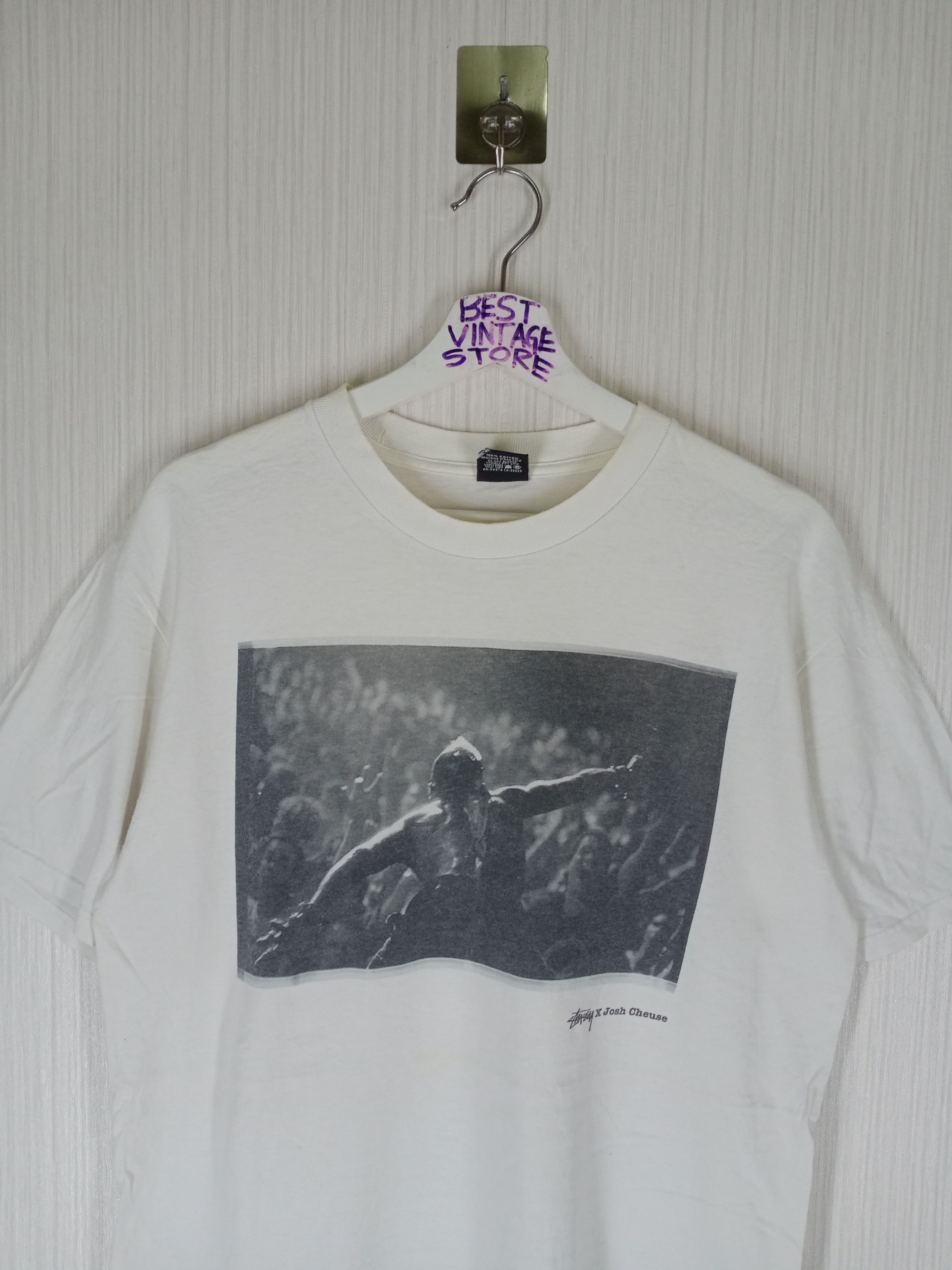 Stussy Vintage STUSSY X JOSH CHEUSE BEASTIE BOYS BAND DESIGN SHIRT Size US M / EU 48-50 / 2 - 2 Thumbnail