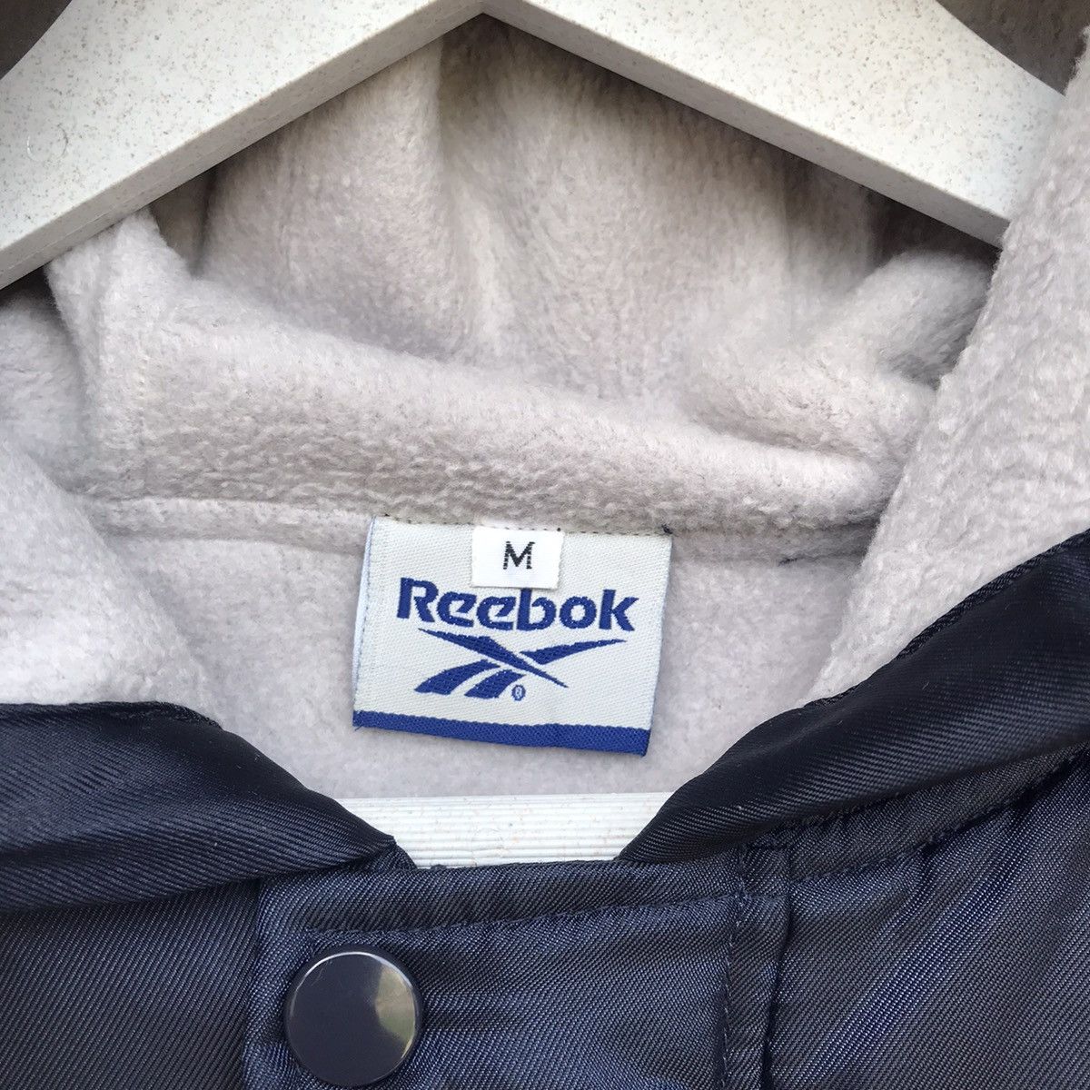 Reebok Reebook coach long jacket hoodie big logo Size US M / EU 48-50 / 2 - 10 Thumbnail