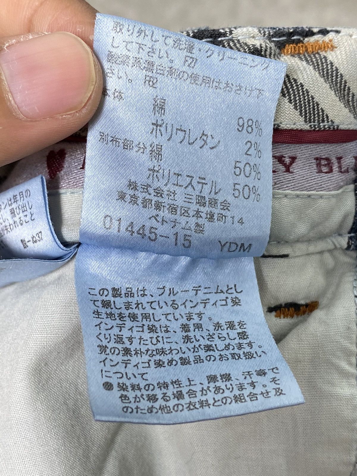 Burberry × Vintage Vintage Burberry Buckle Tactical Denim Size 28" / US 6 / IT 42 - 10 Thumbnail