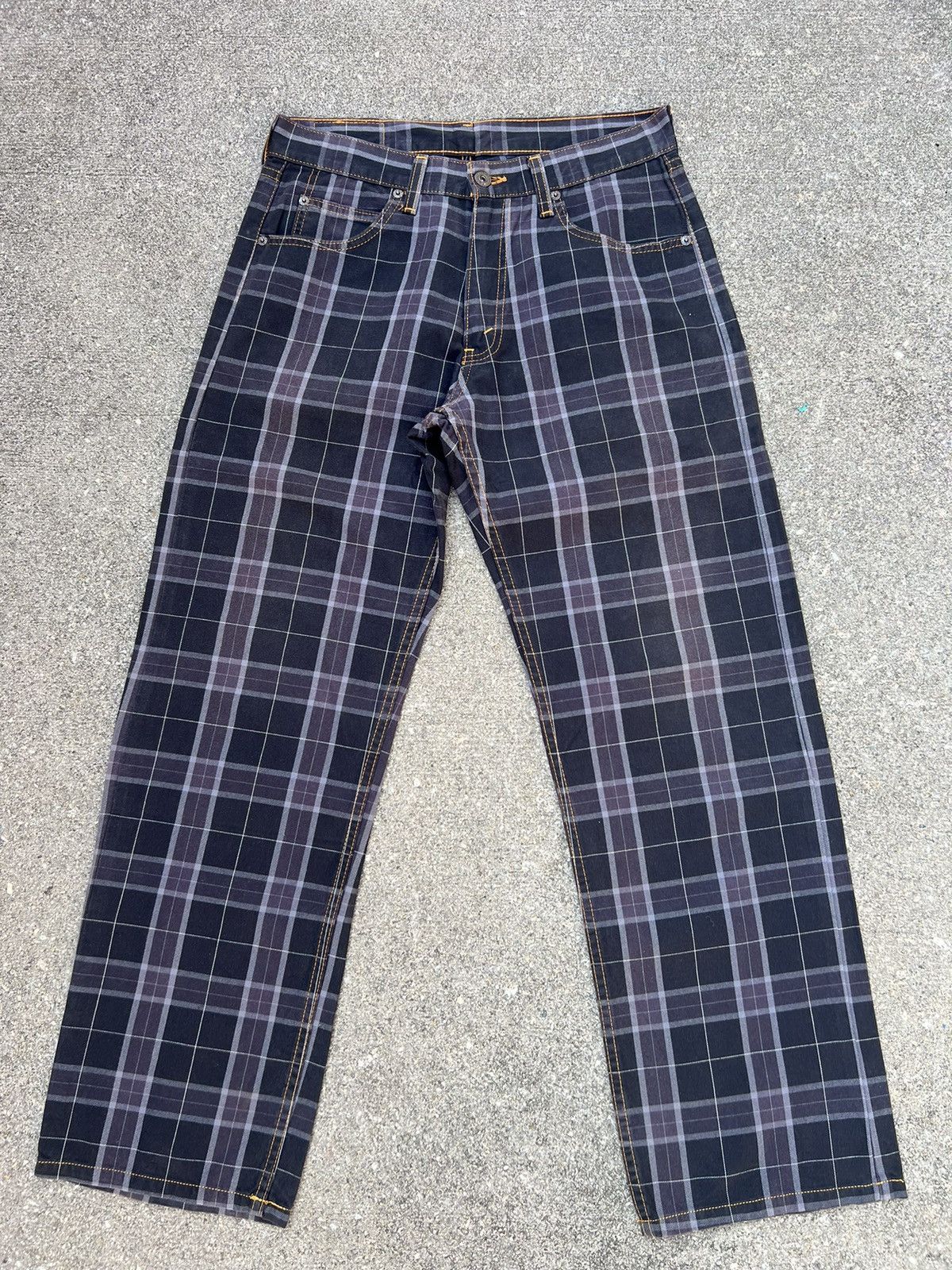 image of Levis x Vintage 2003 Levi’S 503 Made In Japan Checkered Pant, Men's (Size 30)