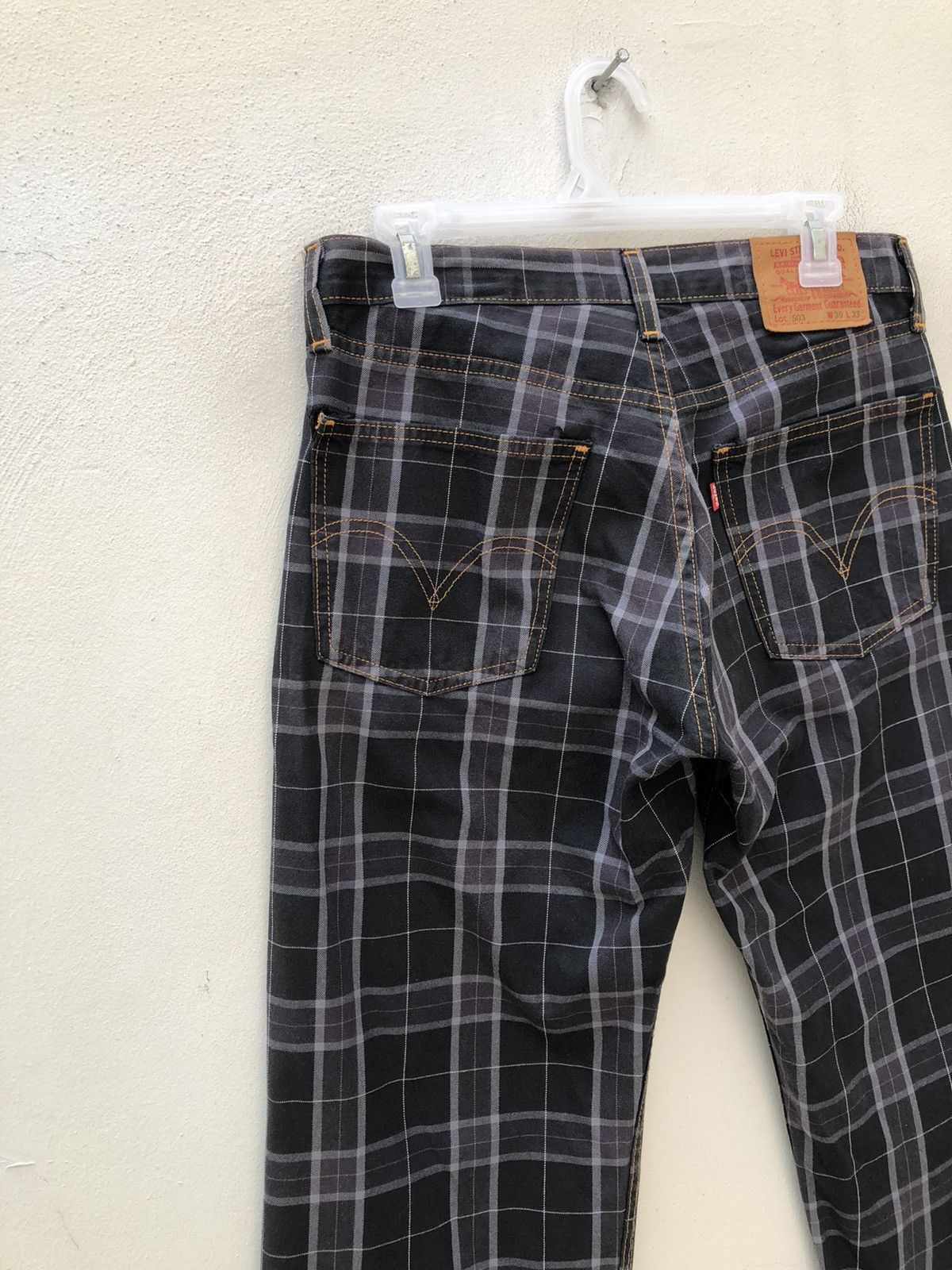 Levi's Vintage 2003 Levi’s 503 Made in Japan Checkered Pant Size US 30 / EU 46 - 17 Thumbnail
