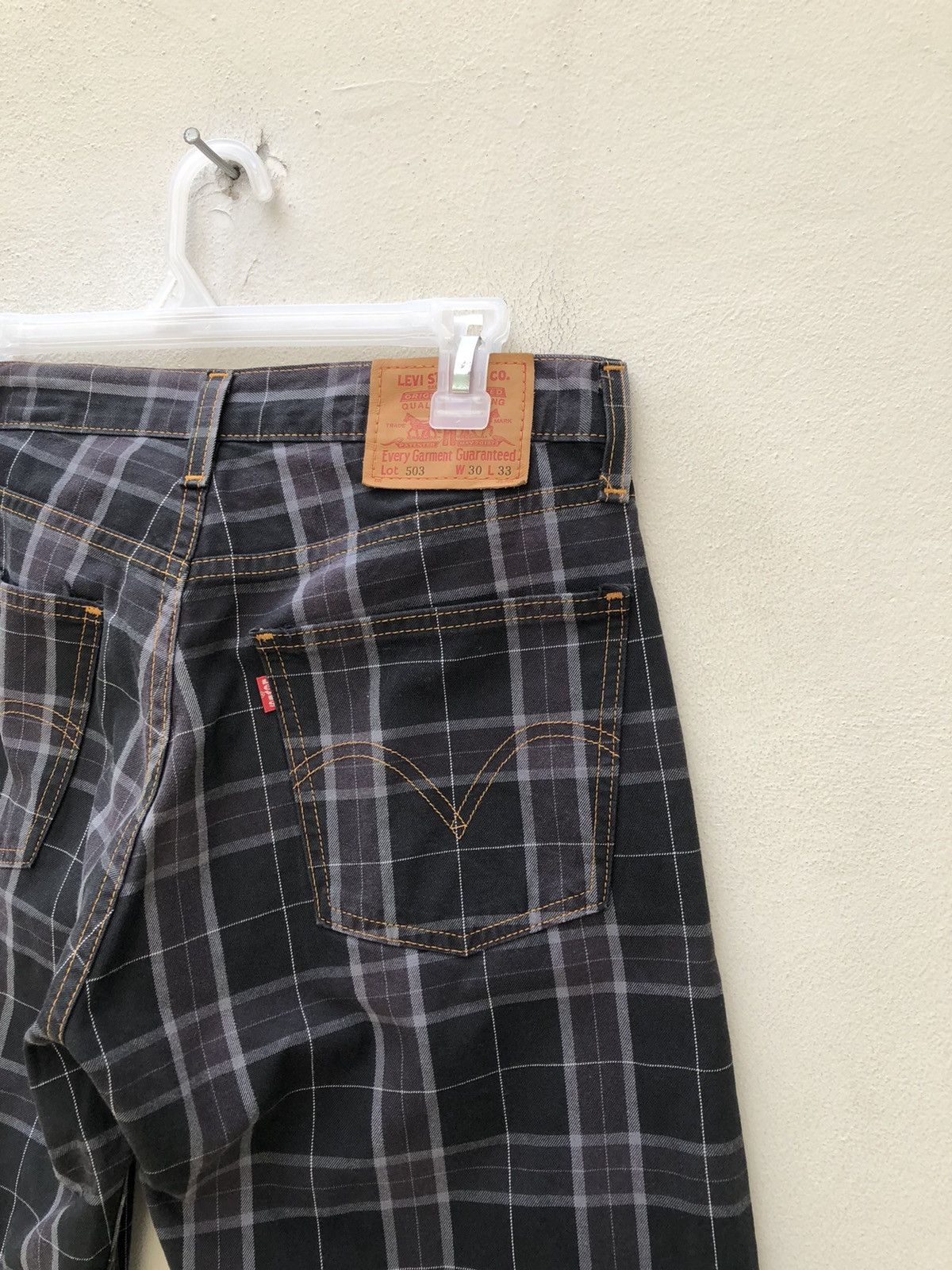 Levi's Vintage 2003 Levi’s 503 Made in Japan Checkered Pant Size US 30 / EU 46 - 19 Thumbnail