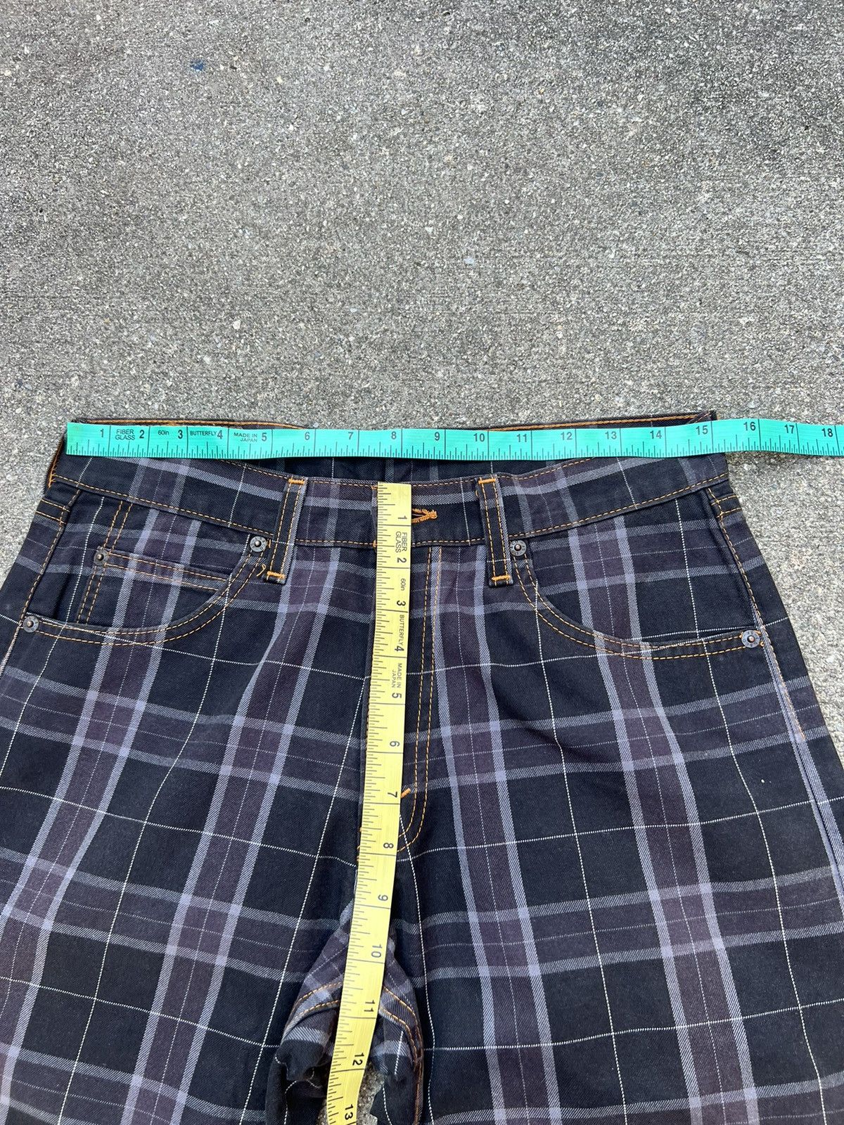 Levi's Vintage 2003 Levi’s 503 Made in Japan Checkered Pant Size US 30 / EU 46 - 2 Thumbnail
