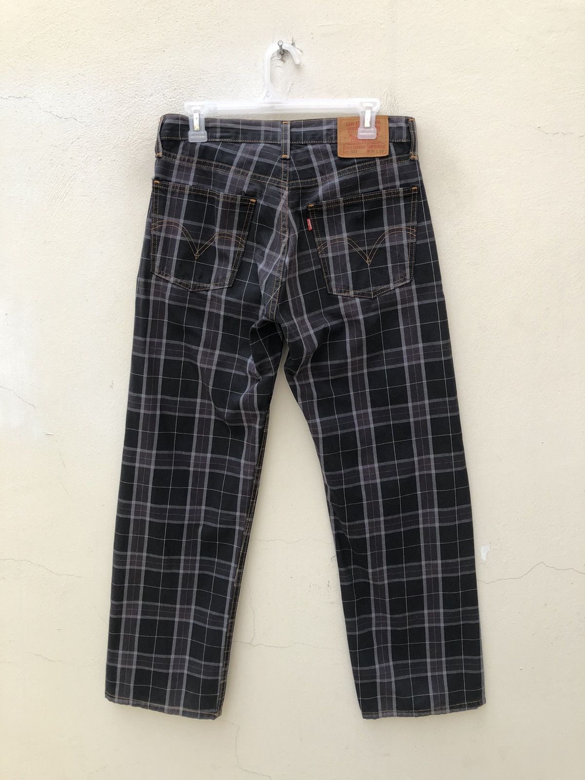 Levi's Vintage 2003 Levi’s 503 Made in Japan Checkered Pant Size US 30 / EU 46 - 14 Thumbnail